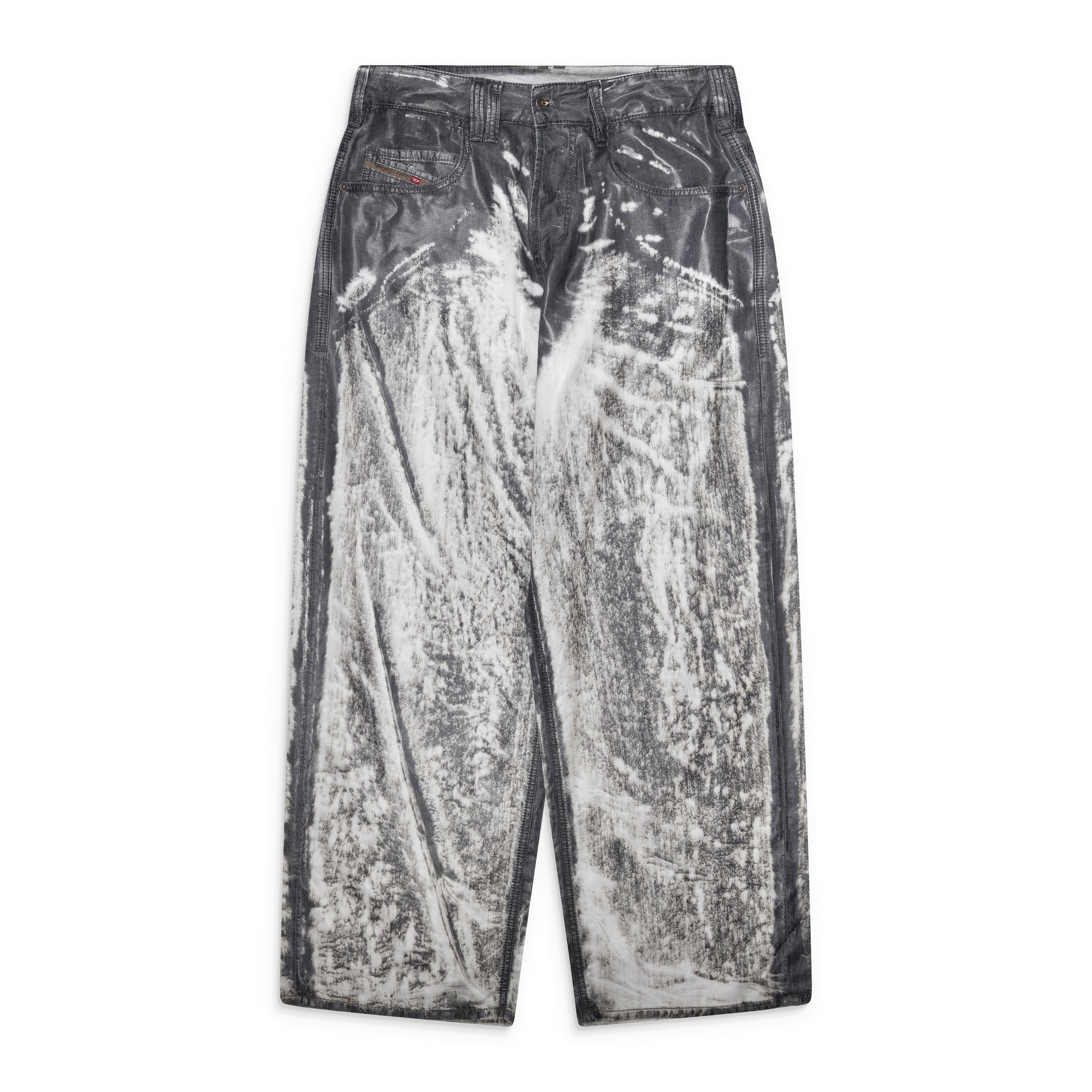 Diesel Printed Regular Leg Denim Grey