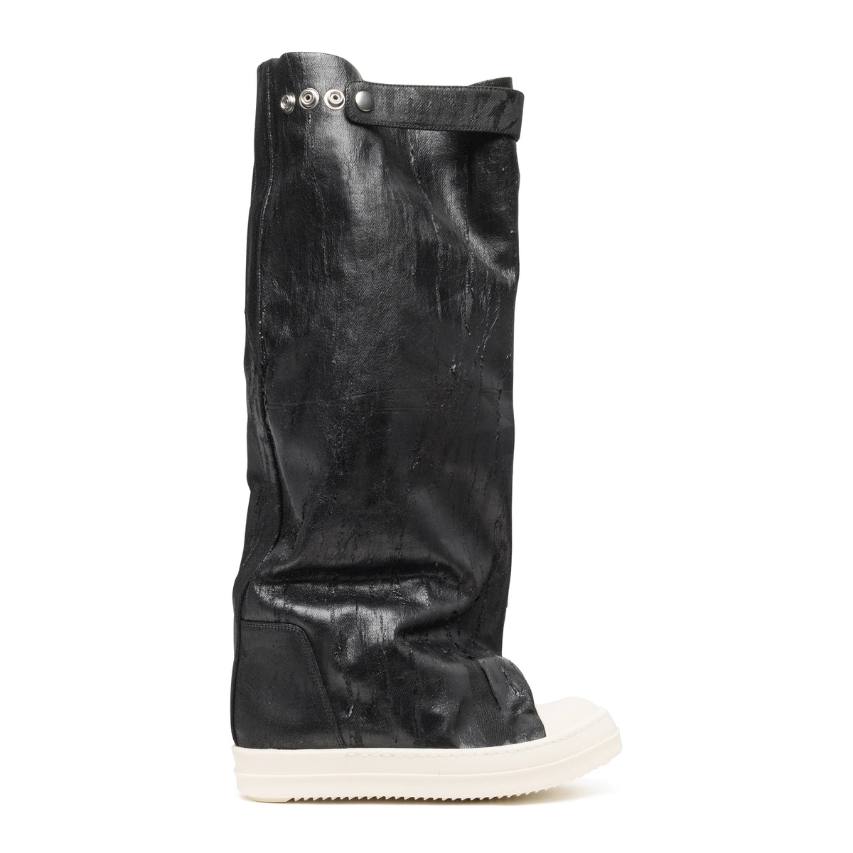 Rick Owens DRKSHDW Elephant Boot Black/Milk/Milk