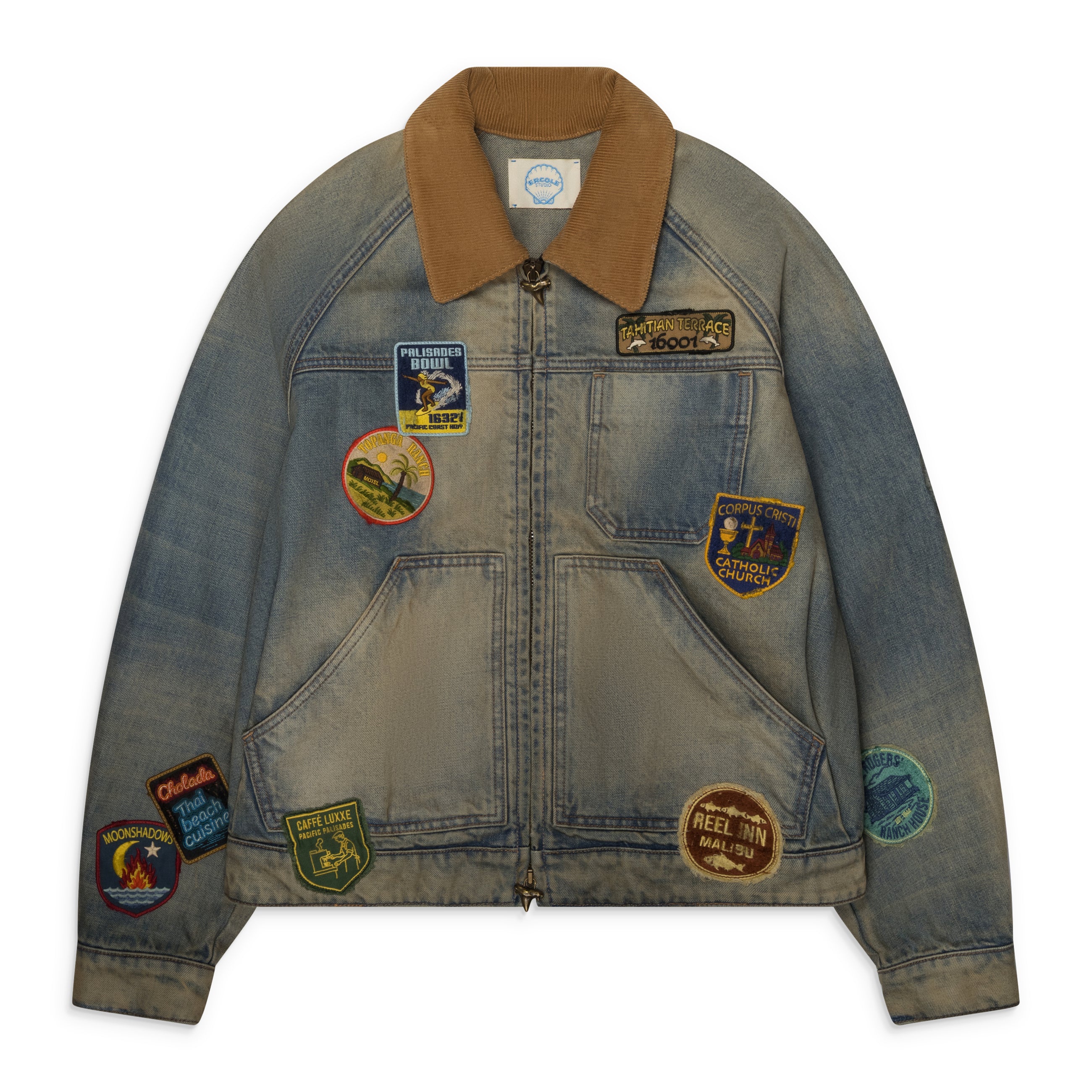 Ercole Studio Palisades Denim Jacket Blue