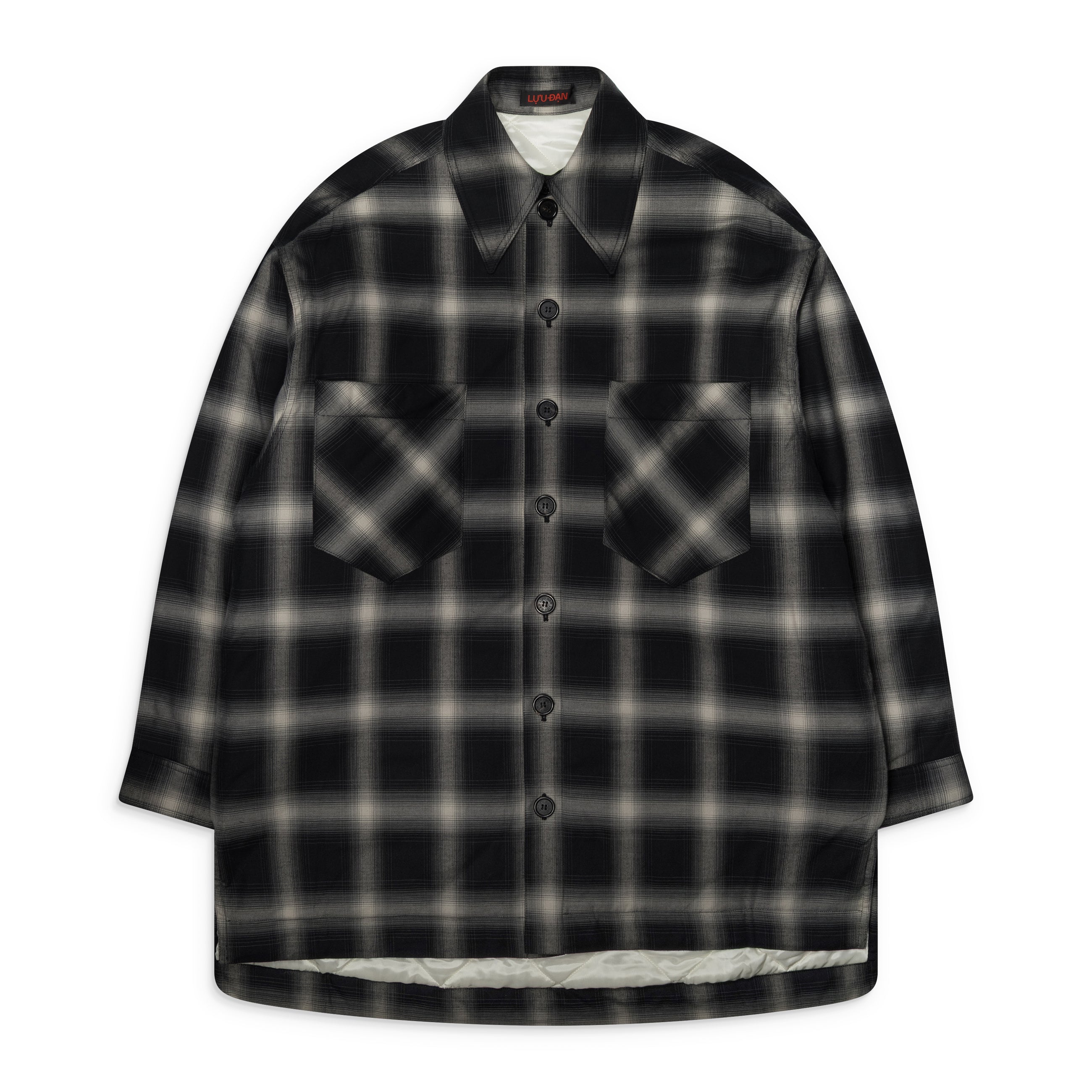 Lu'u Dan Fat Boy Flannel Shirt Black