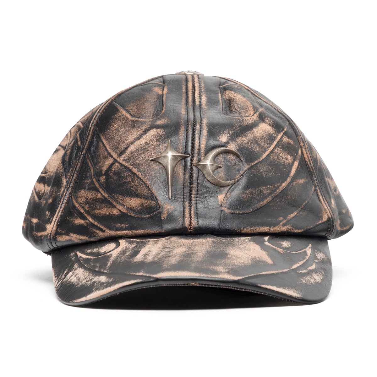 Thug Club Tc Leather Chopper Cap Black
