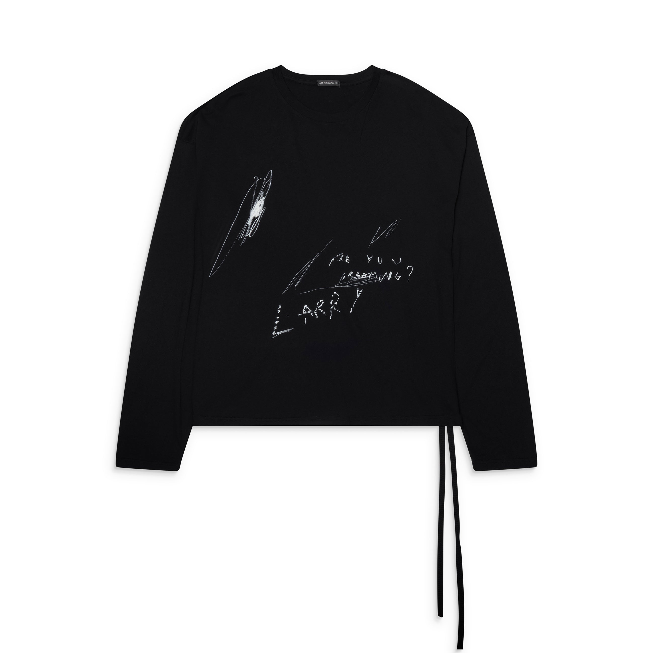 Ann Demeulemeester Are You Dreaming T-Shirt Black