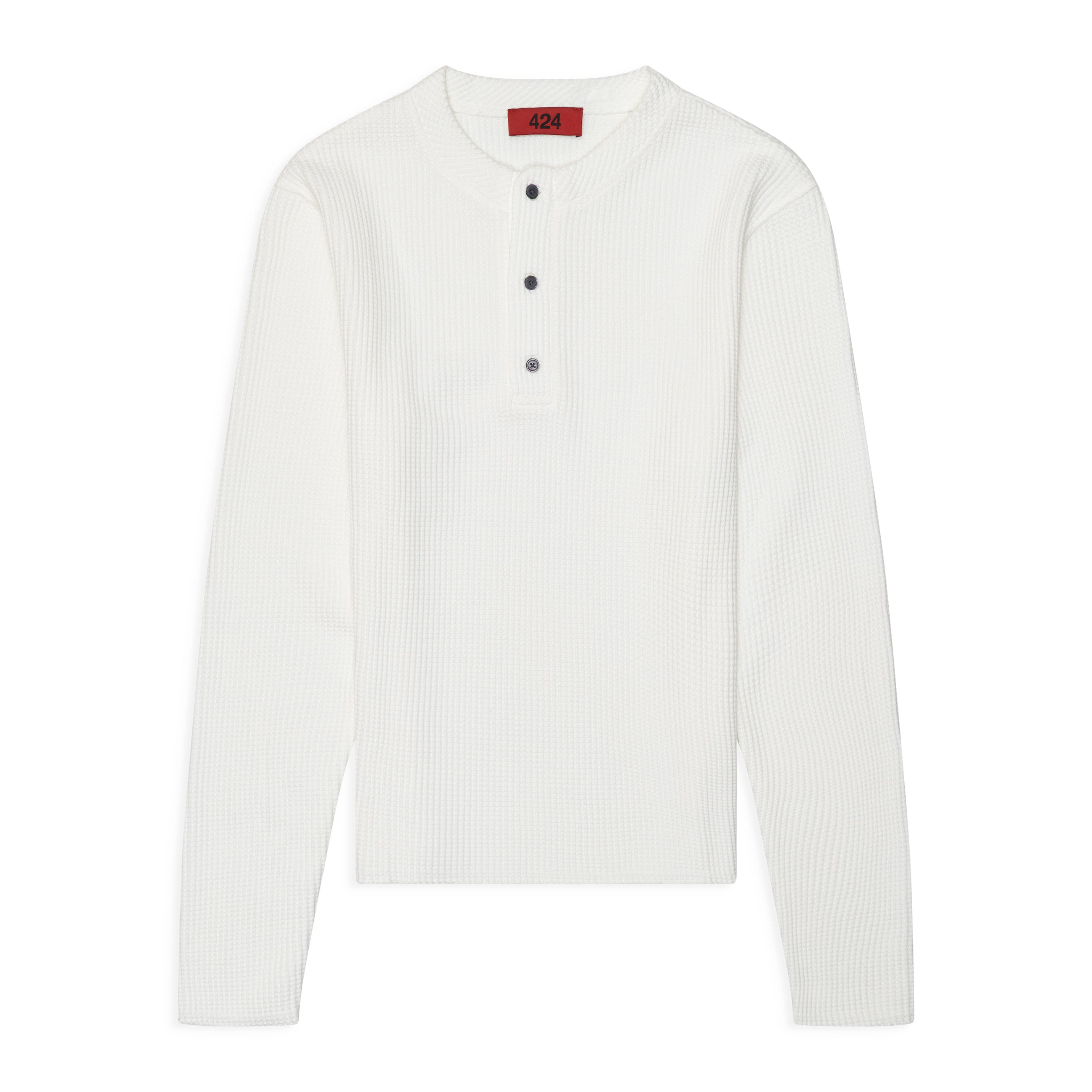 424 Long Sleeve Thermal Jersey White Bright White