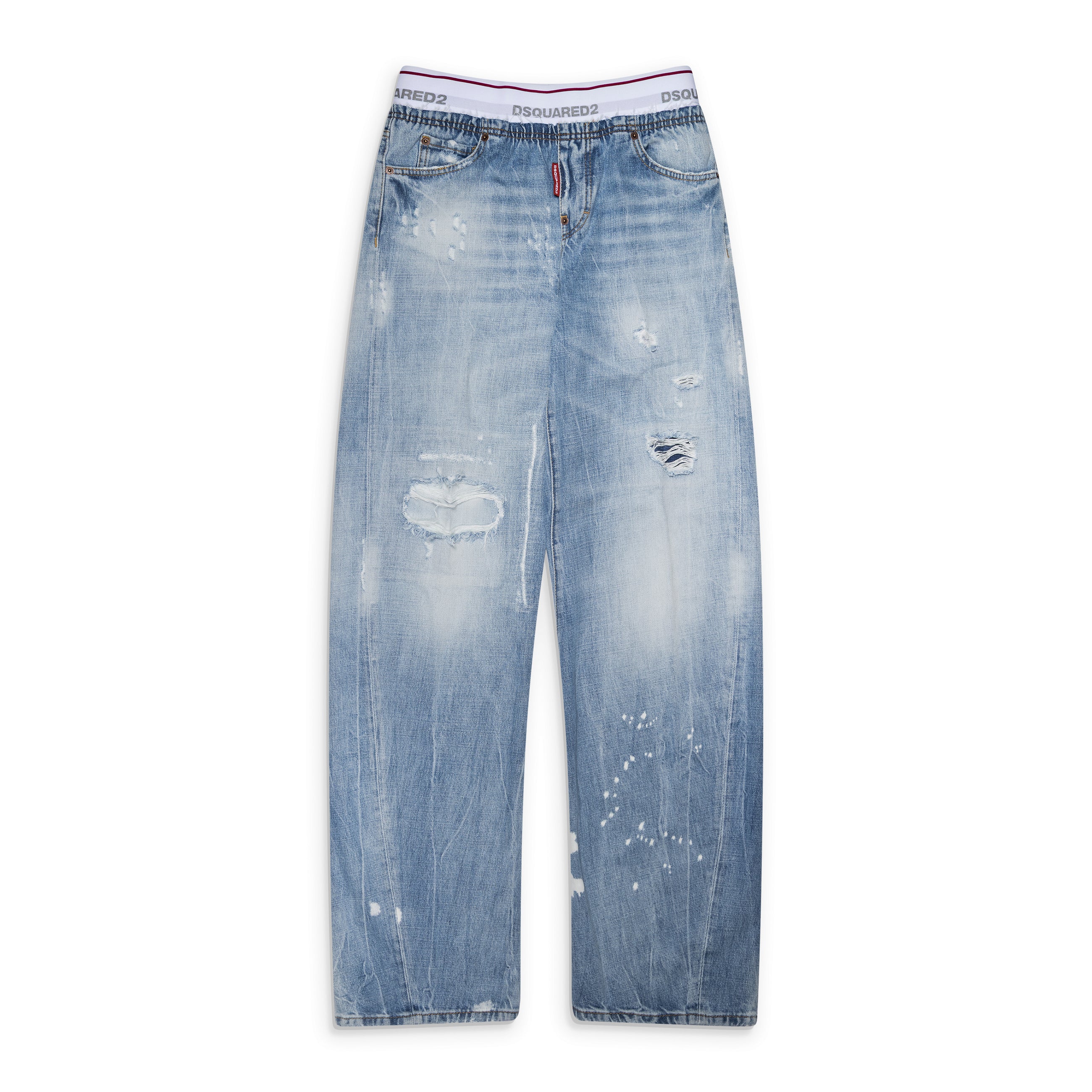 Dsquared2 Undle Loose Twst Jean Blue