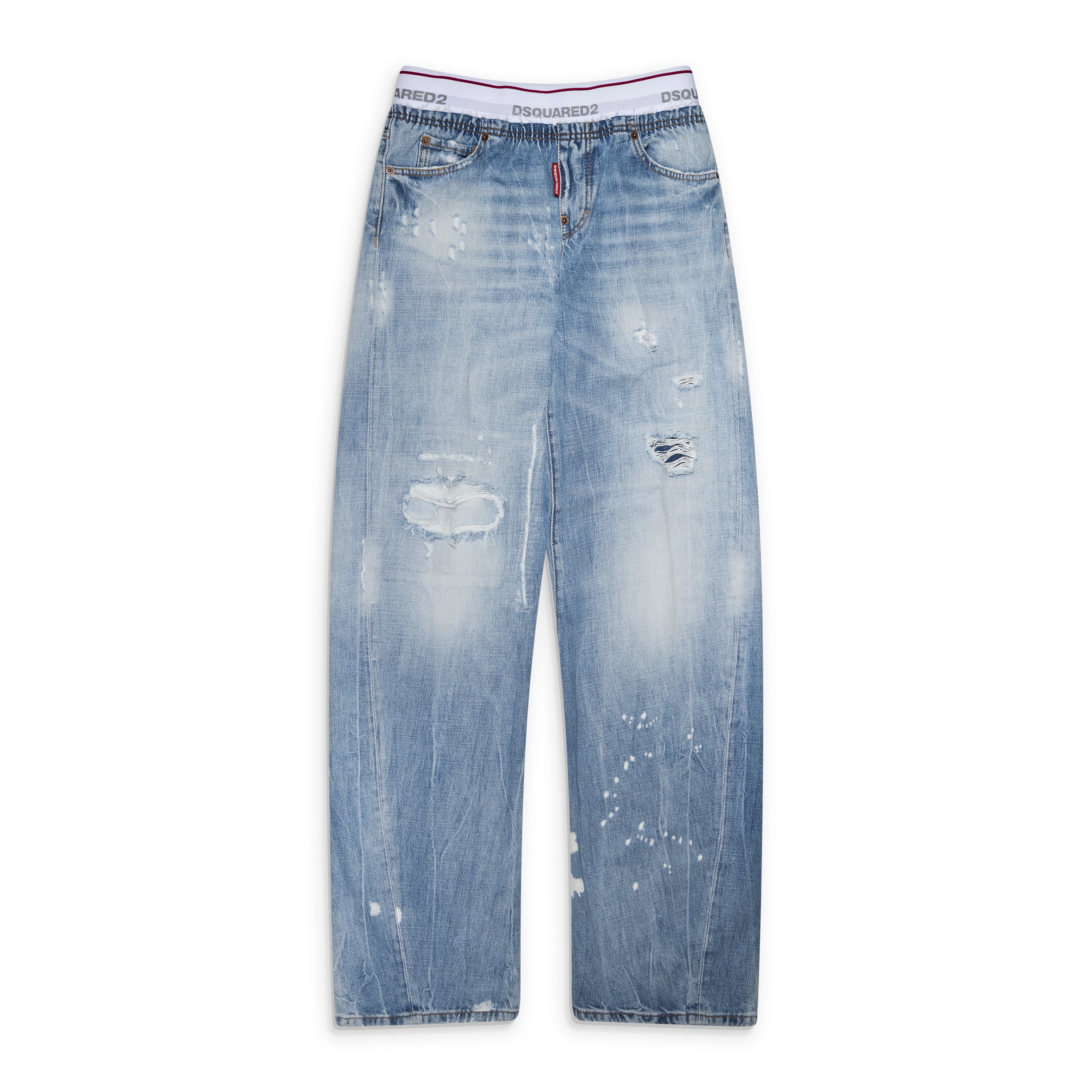 Dsquared2 Undle Loose Twst Jean Blue