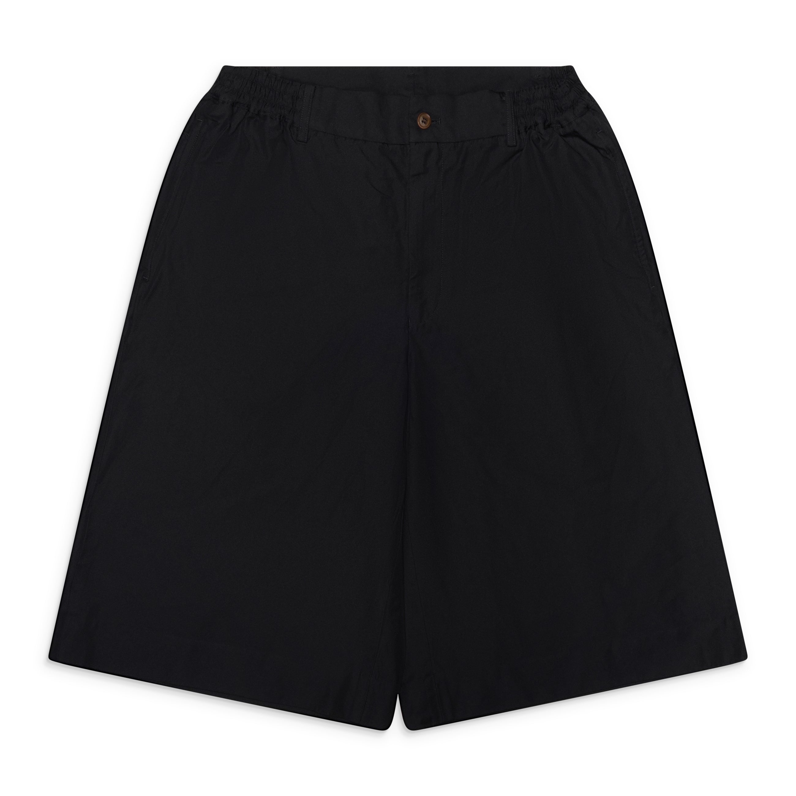 Comme Des Garcons Homme Plus Black Wrinkled Shorts