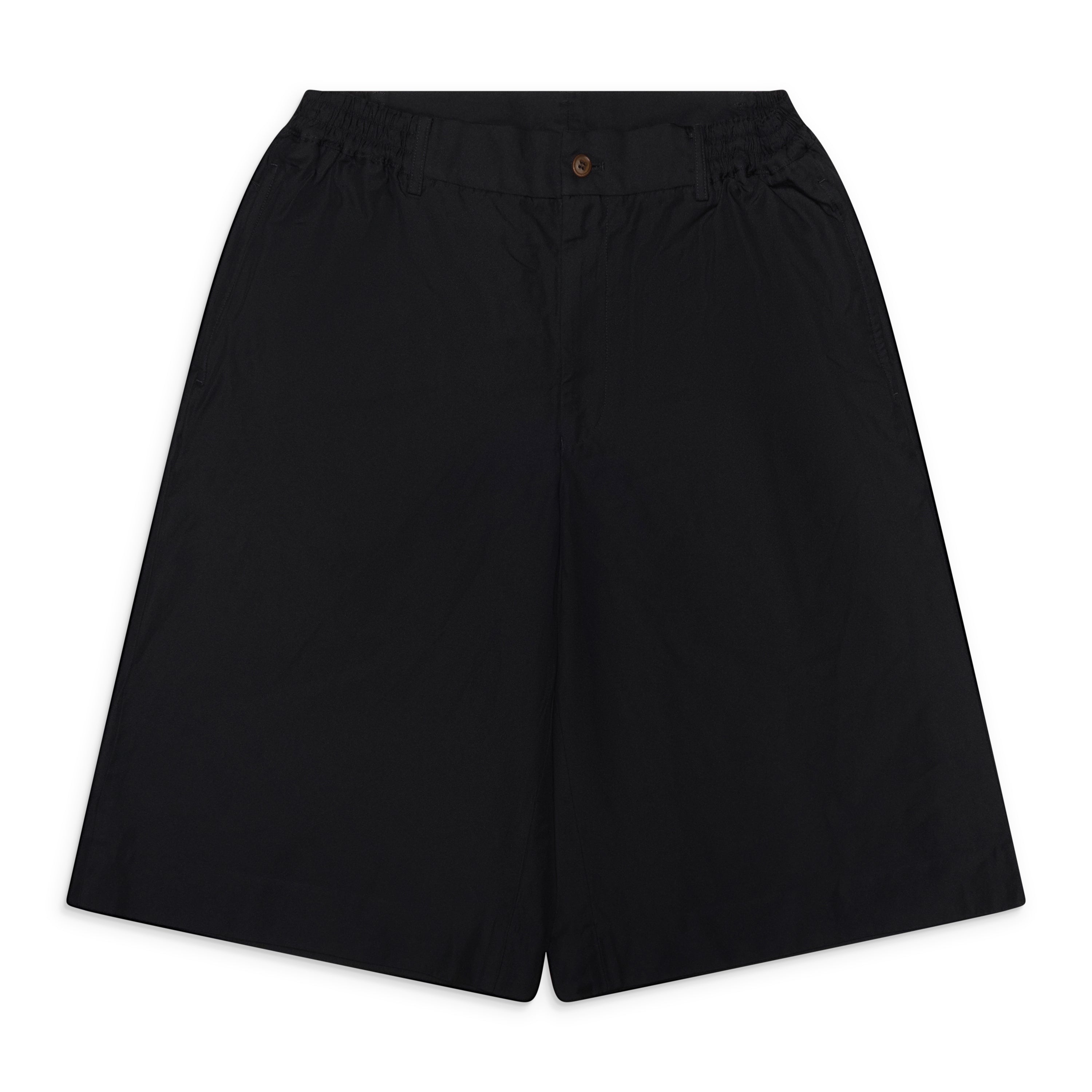 Comme Des Garcons Homme Plus Black Wrinkled Shorts