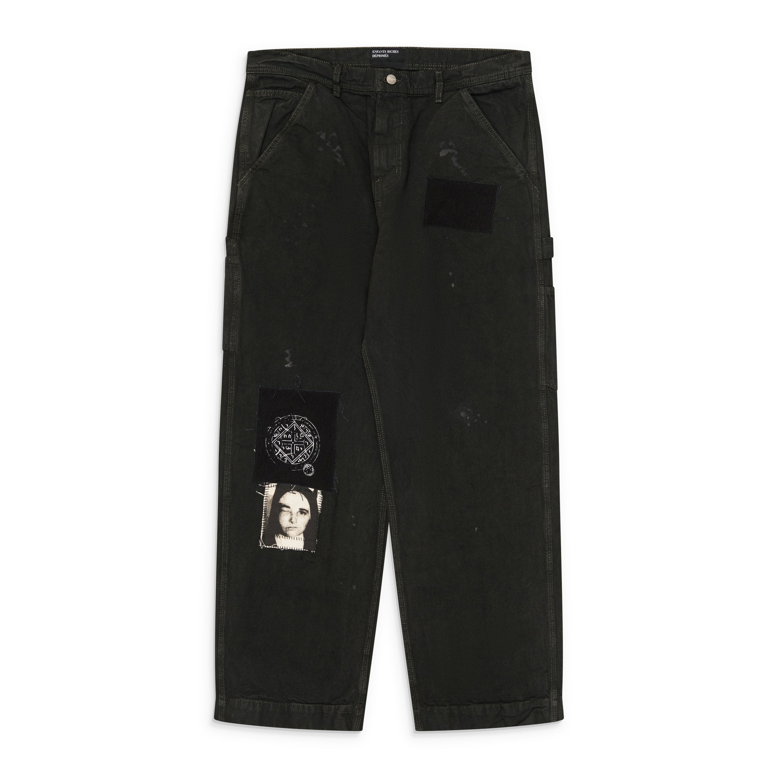 Enfants Riches Deprimes Paint Pants Black