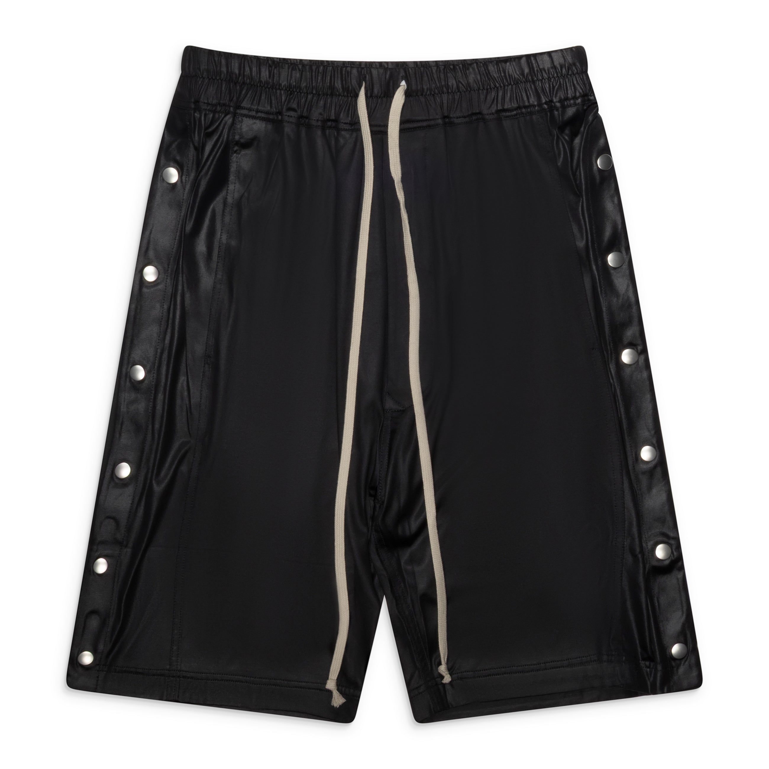 Rick Owens DRKSHDW Black Wide Pusher Shorts