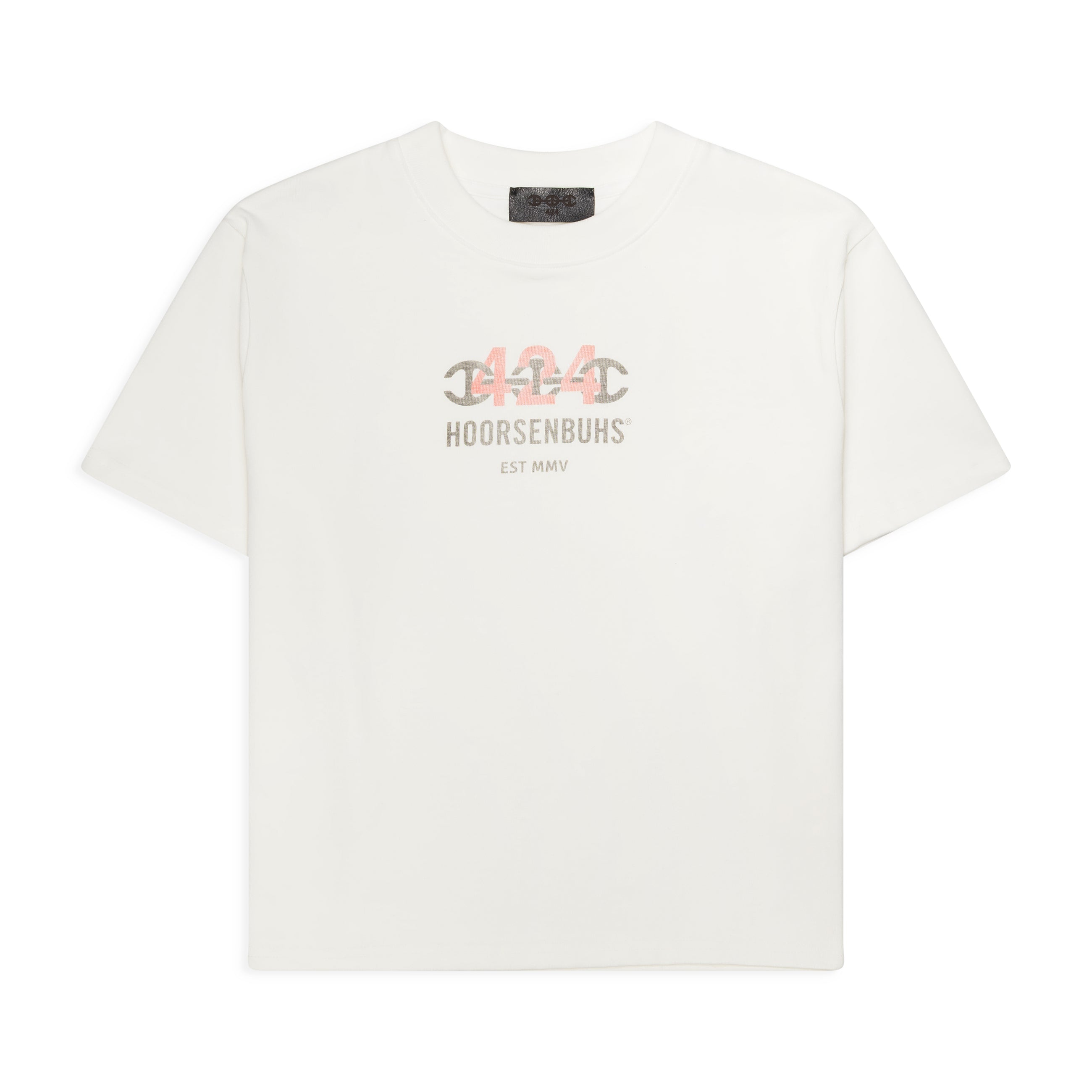 424 x Hoorsenbuhs Lightweight Cropped Tee White