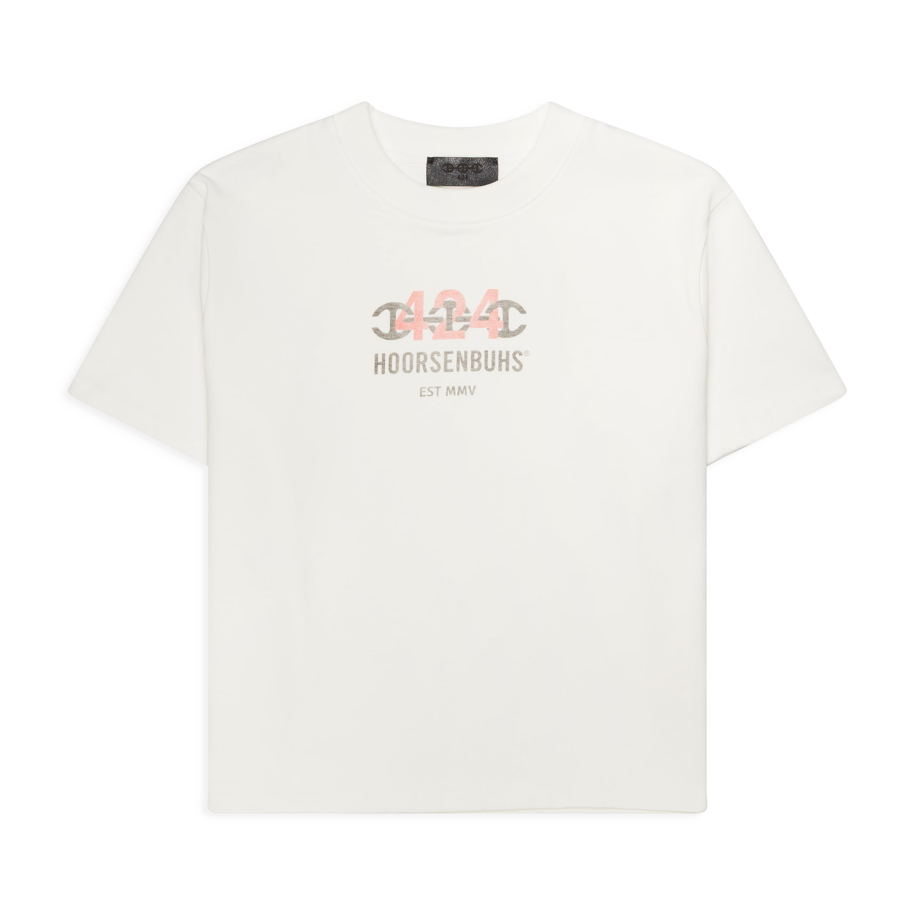 424 x Hoorsenbuhs Lightweight Cropped Tee White
