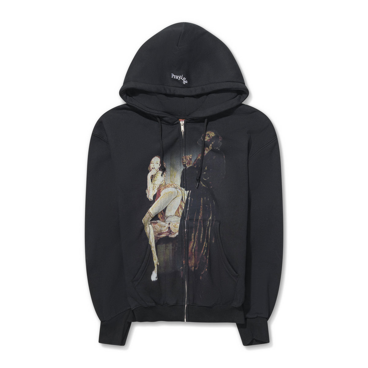 Praying Monk Hoodie Black