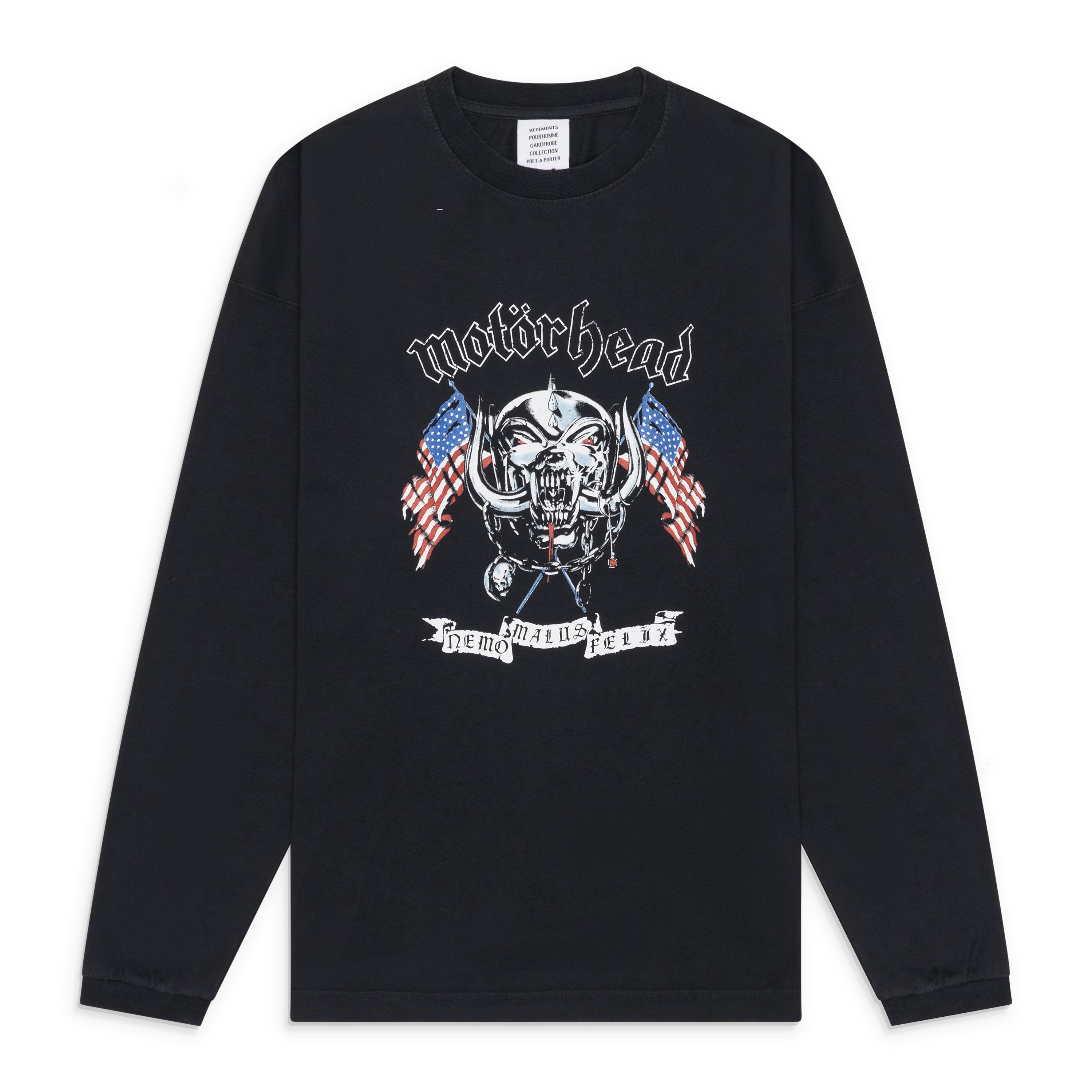 Vetements Vetementsxmotorhead Flag Longsleeve Black – ESSXNYC