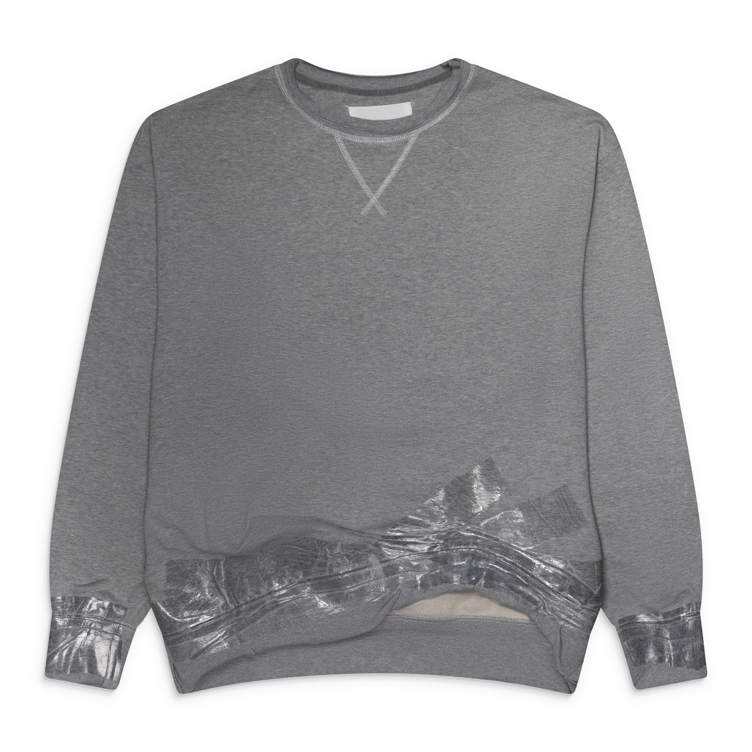 Maison Margiela Sweatshirt With Tape Details Grey