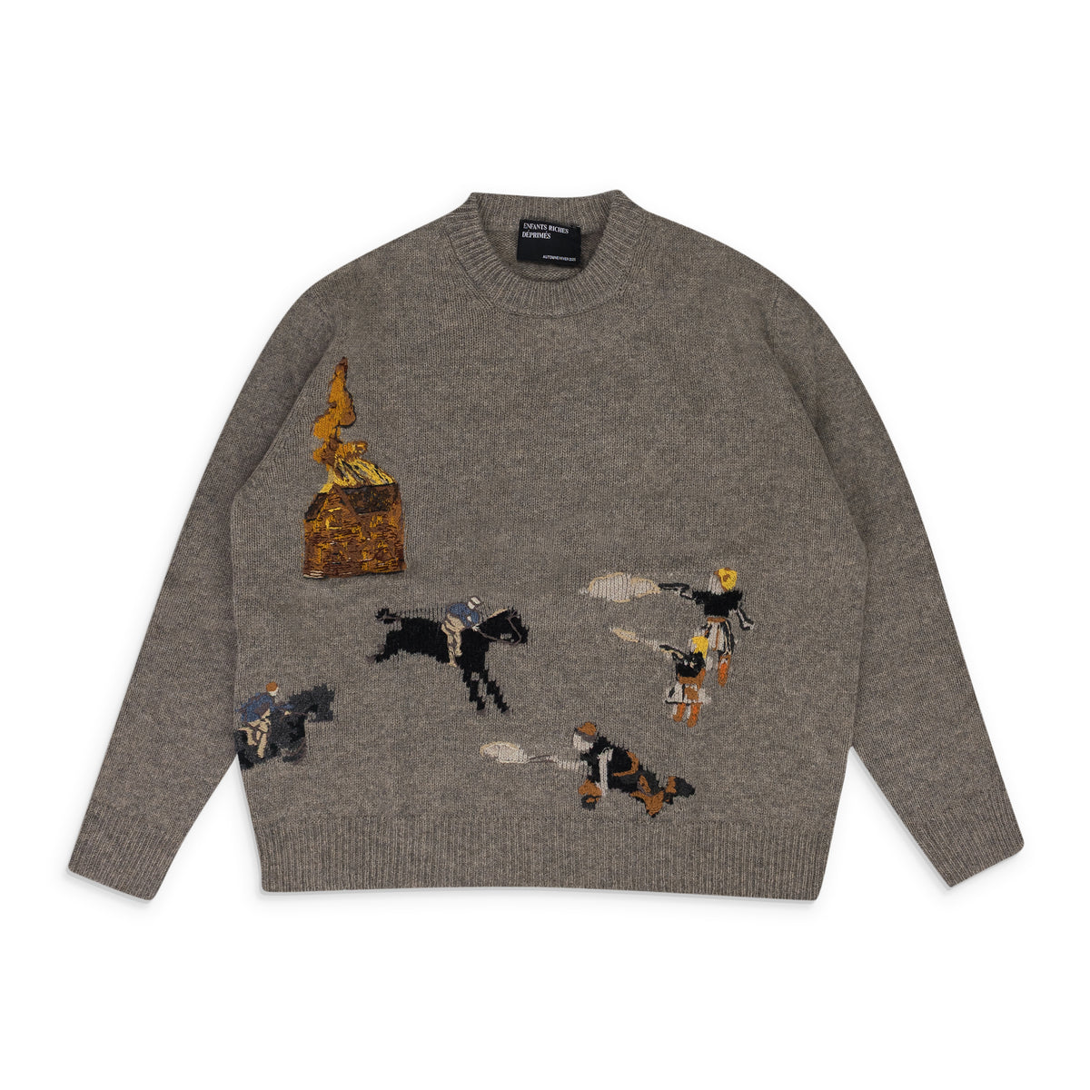 Enfants Riches Deprimes Come Live With Me Sweater Grey