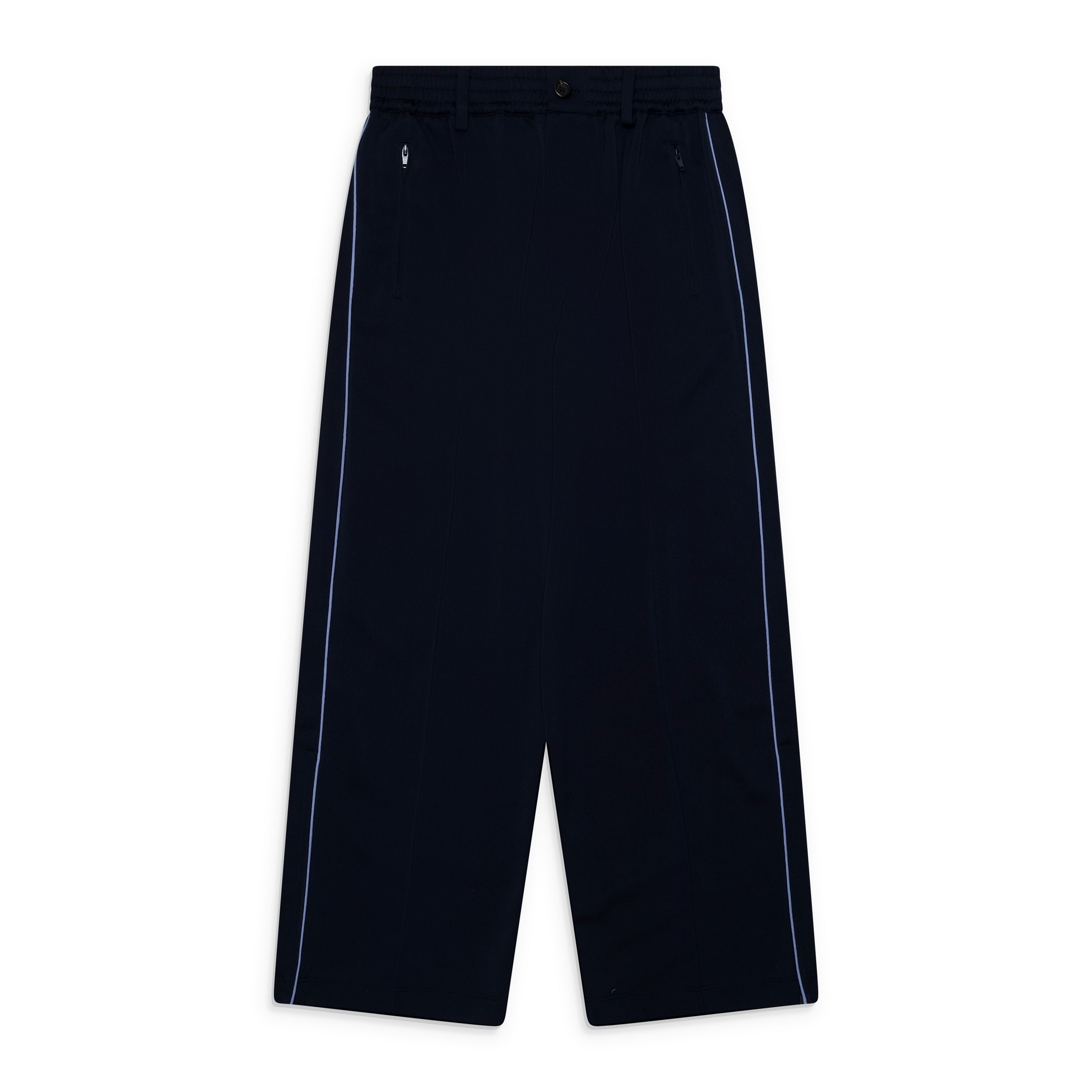 Marni Twisted Wool Trousers Night Blue