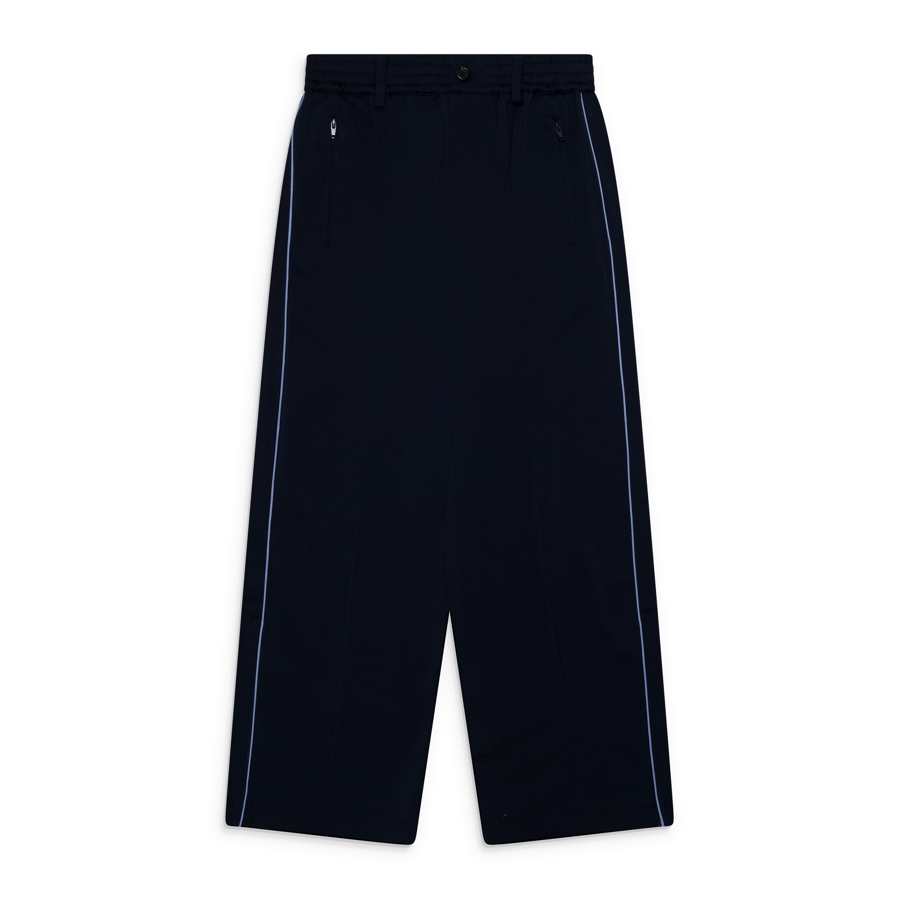 Marni Twisted Wool Trousers Night Blue