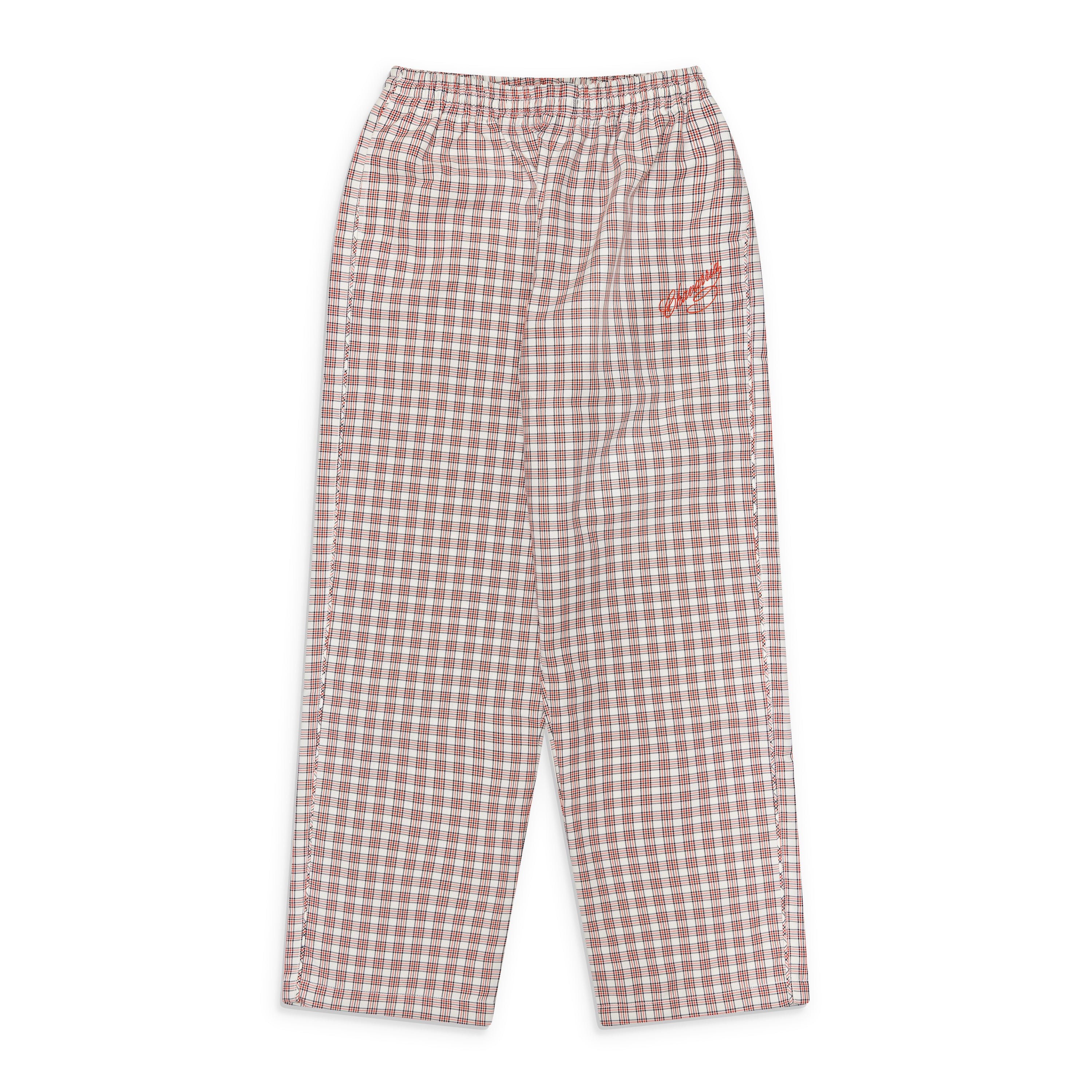 Willy Chavarria Ruff Rider Track Pant Red