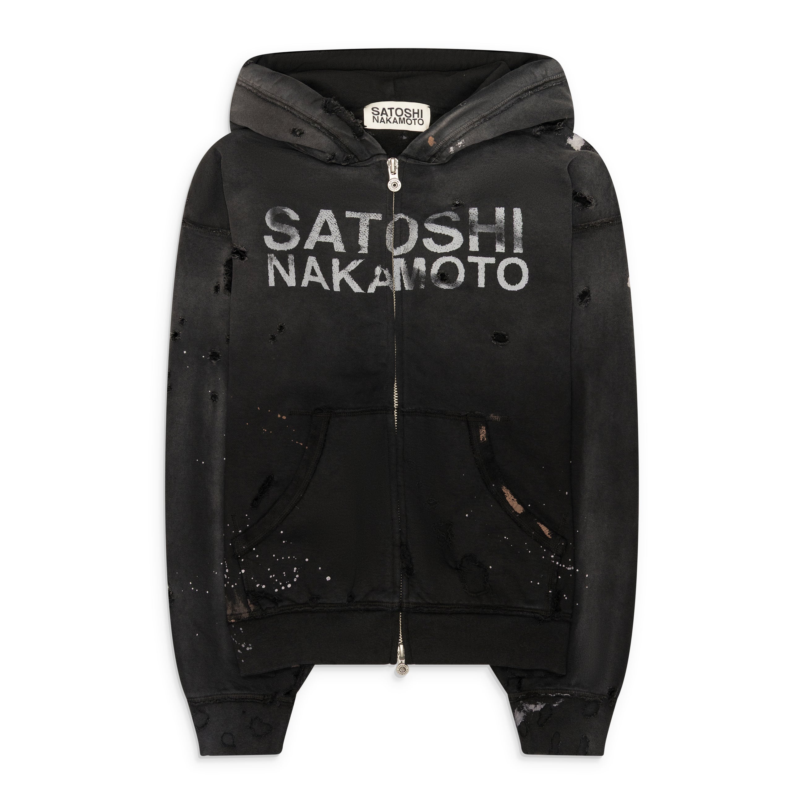 Satoshi Nakamoto Luke Fleece Hoodie Black