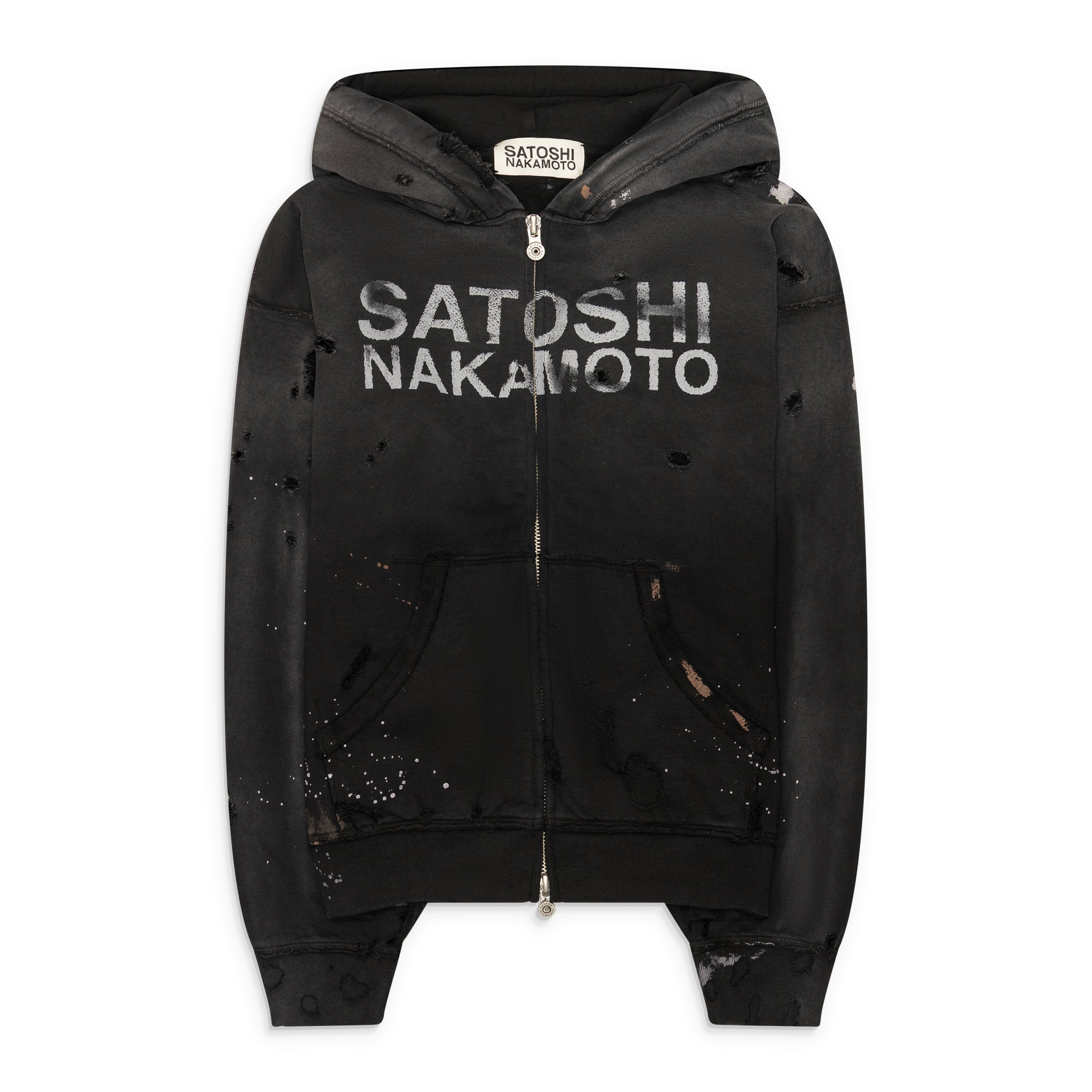 Satoshi Nakamoto Luke Fleece Hoodie Black
