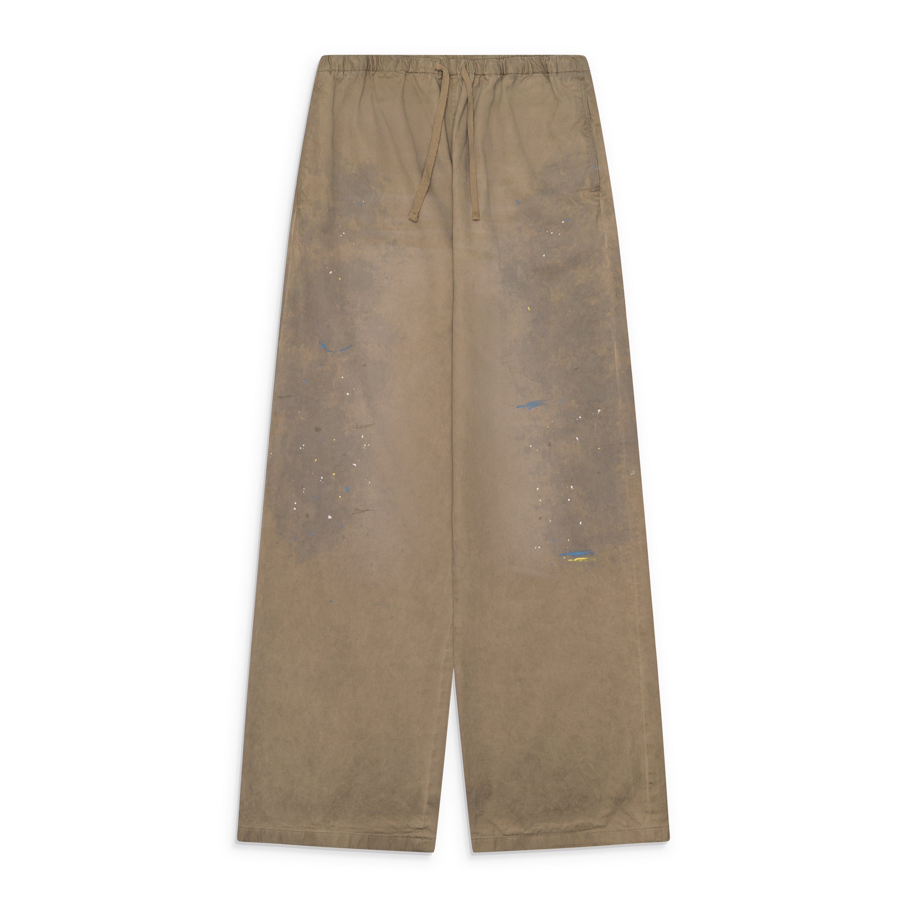 Acne Studios Light Cotton Twill Drawstring Pants Light Beige