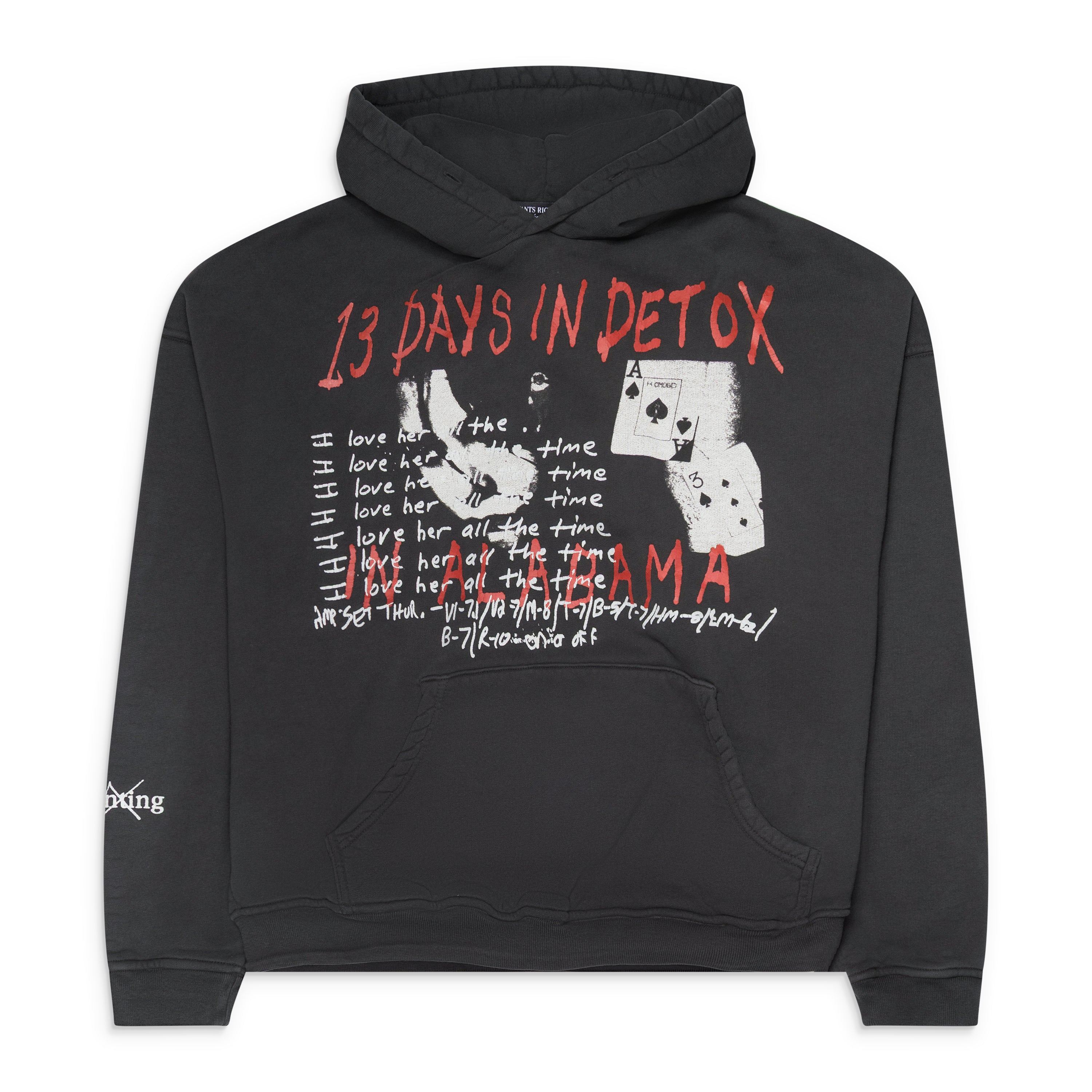 Enfants Riches Deprimes 13 Days In Detox Hoodie Black – ESSXNYC
