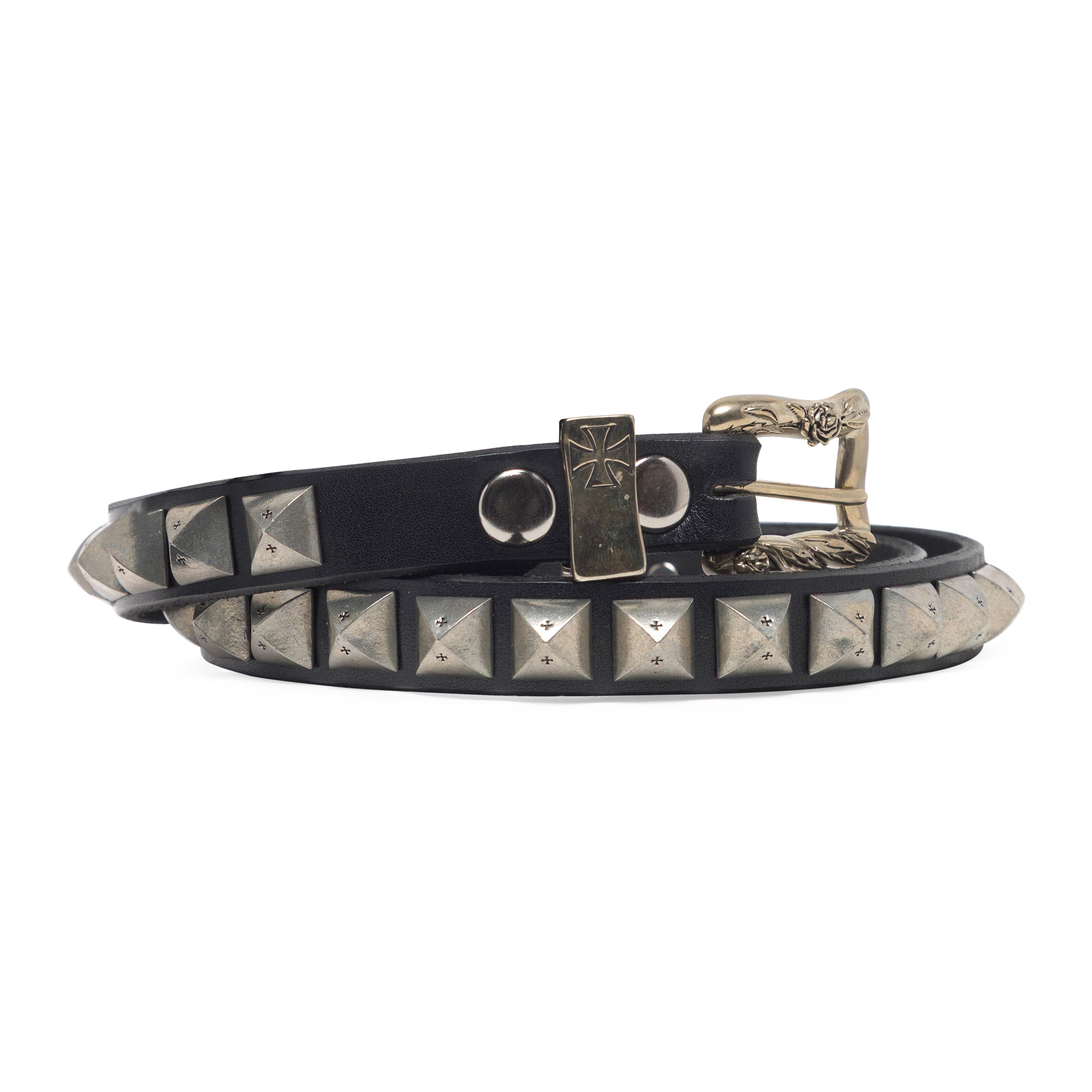 Enfants Riches Deprimes Micro Studded Belt Black