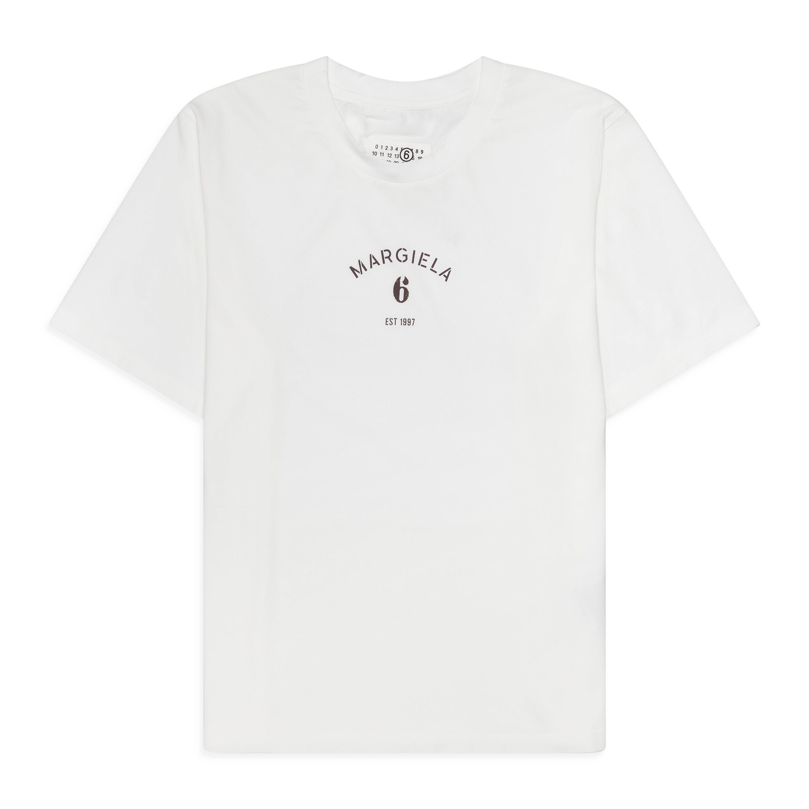 MM6 Maison Margiela Logo T-Shirt Cream