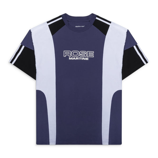 Martine Rose / White Oversized Panelled T-Shirt Purple – ESSXNYC
