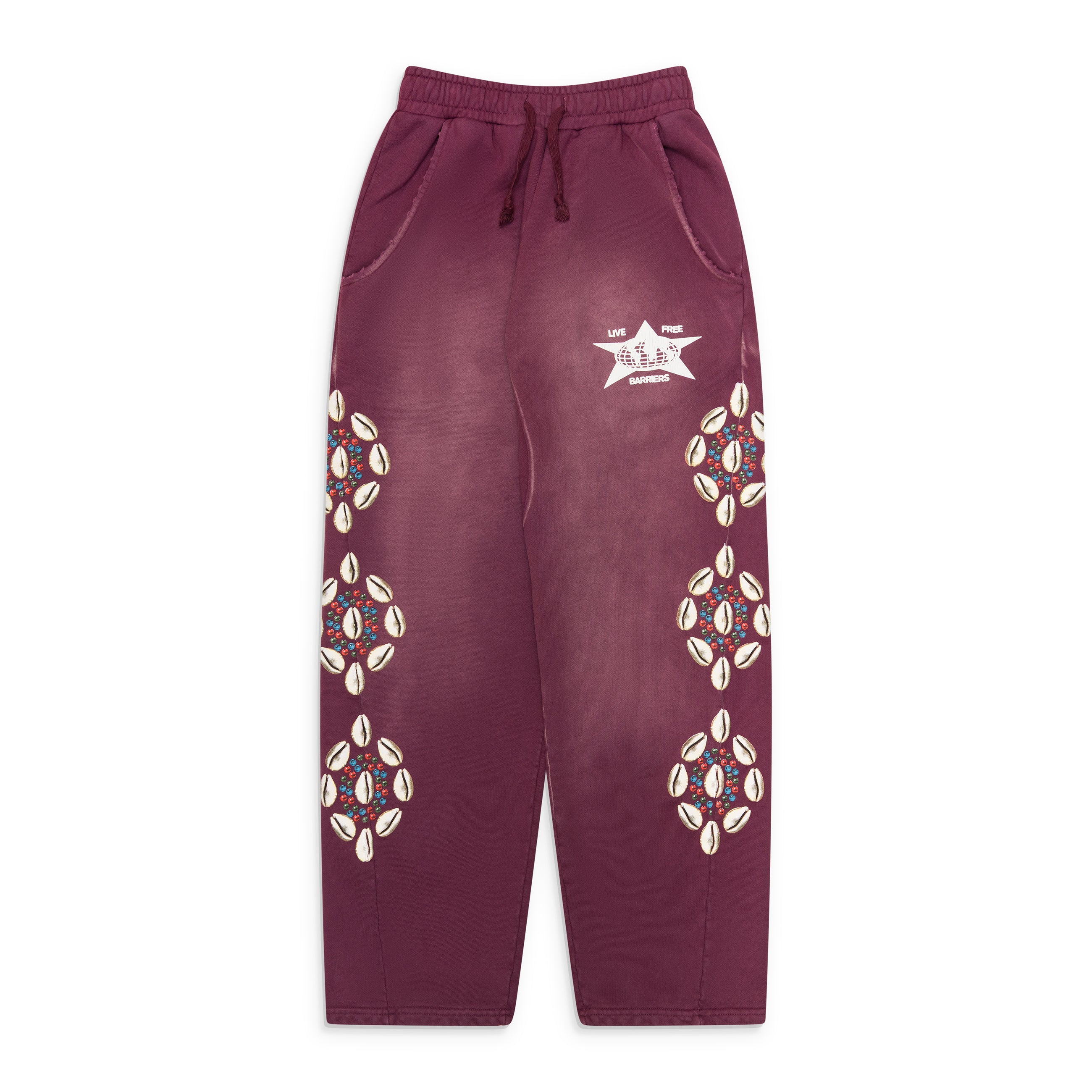 Barriers Cowrie Shell Sweatpants Pink