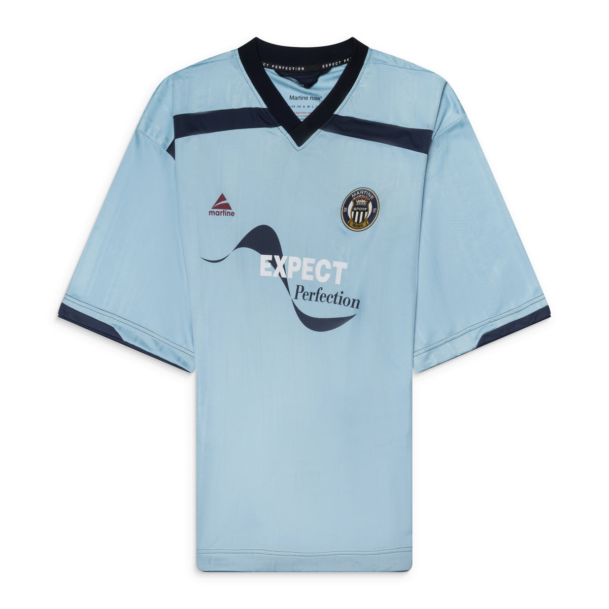 Martine Rose Blue Football Top – ESSXNYC