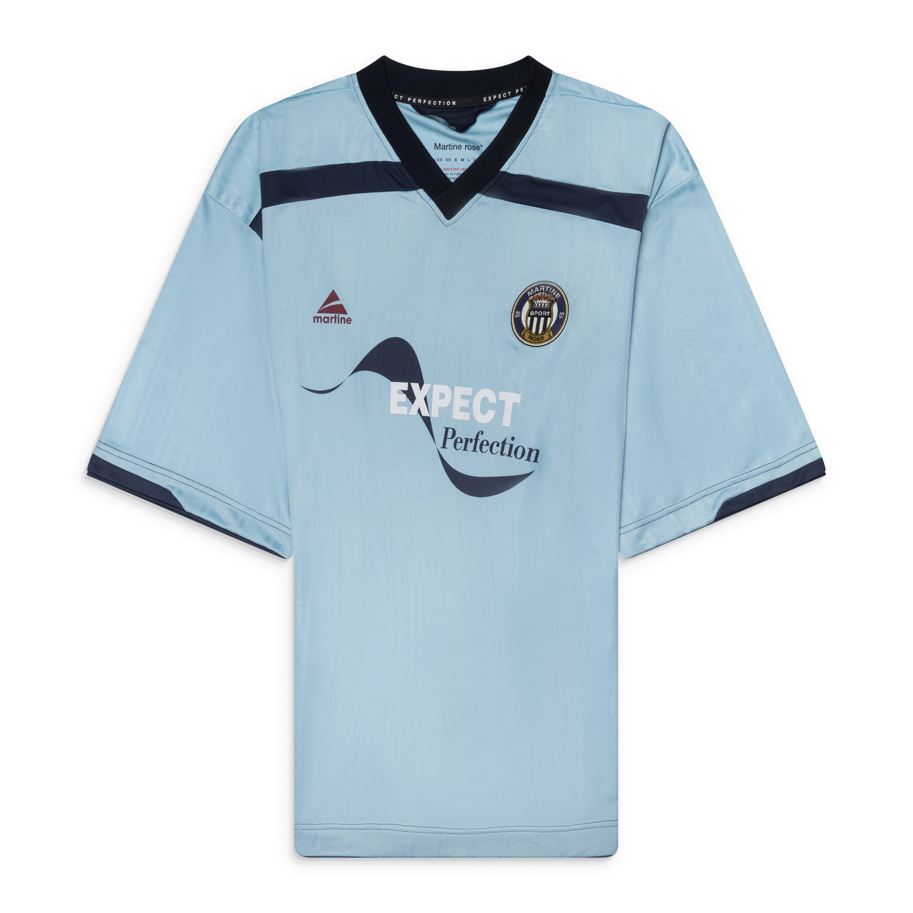 Martine Rose Blue Football Top