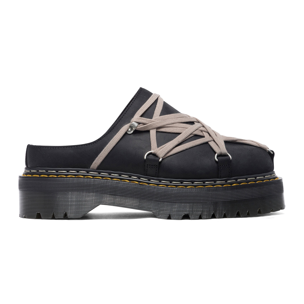 Dr. Martens Rick Owens Quad Sole Megalace® Mule - Mens Black