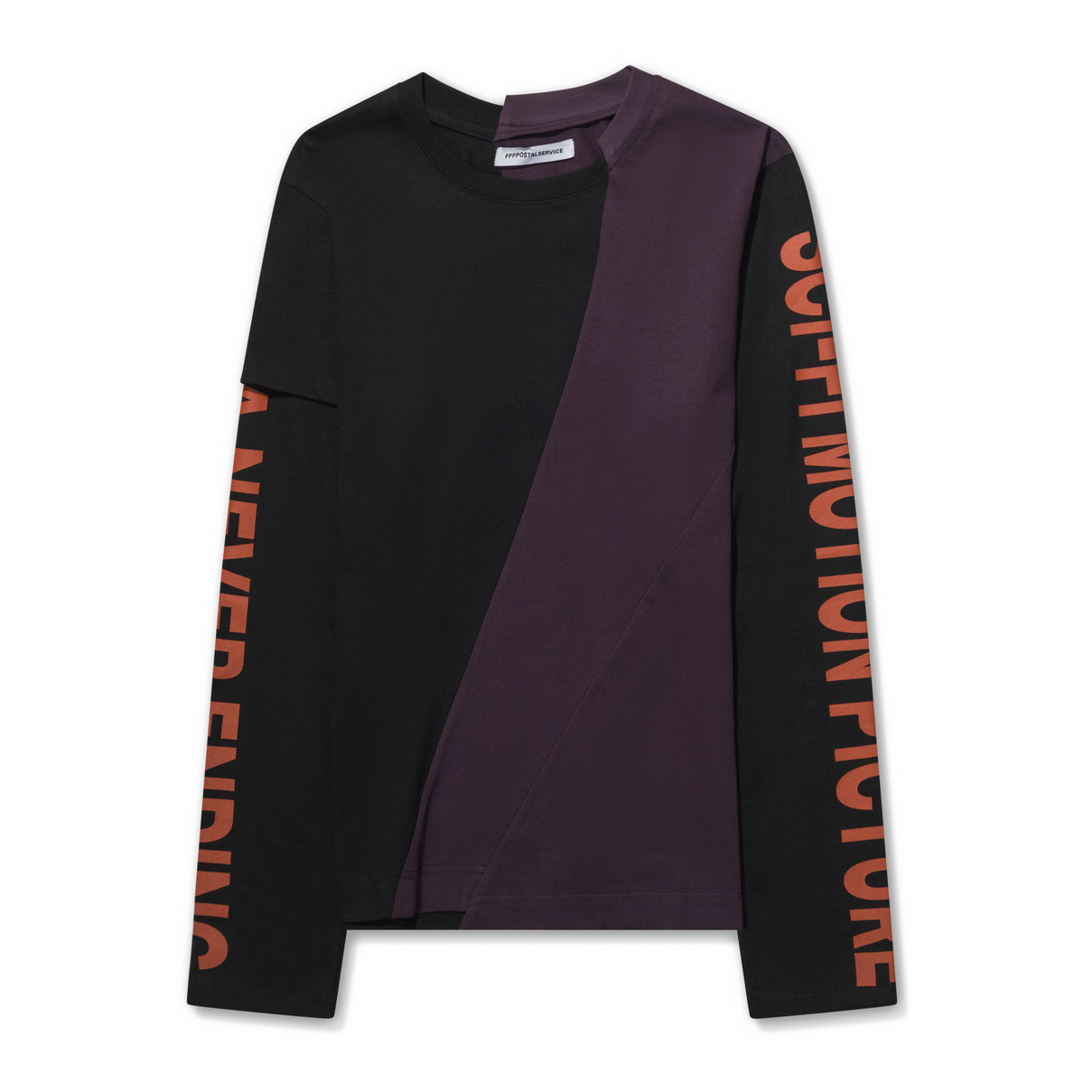 FFFPostalservice Reconstructed Defense Long Sleeve Black/Violet