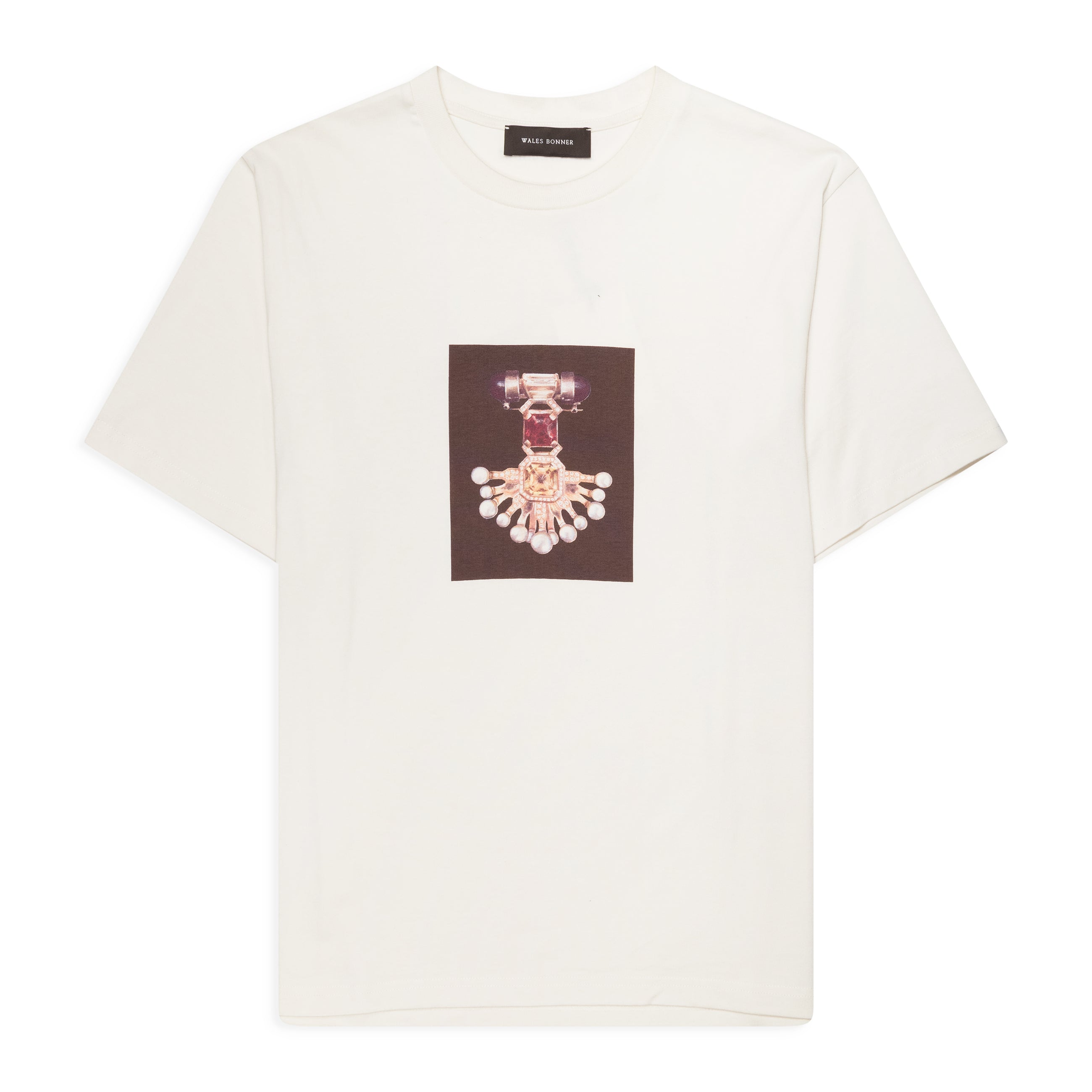 Wales Bonner Compass Tee Cream