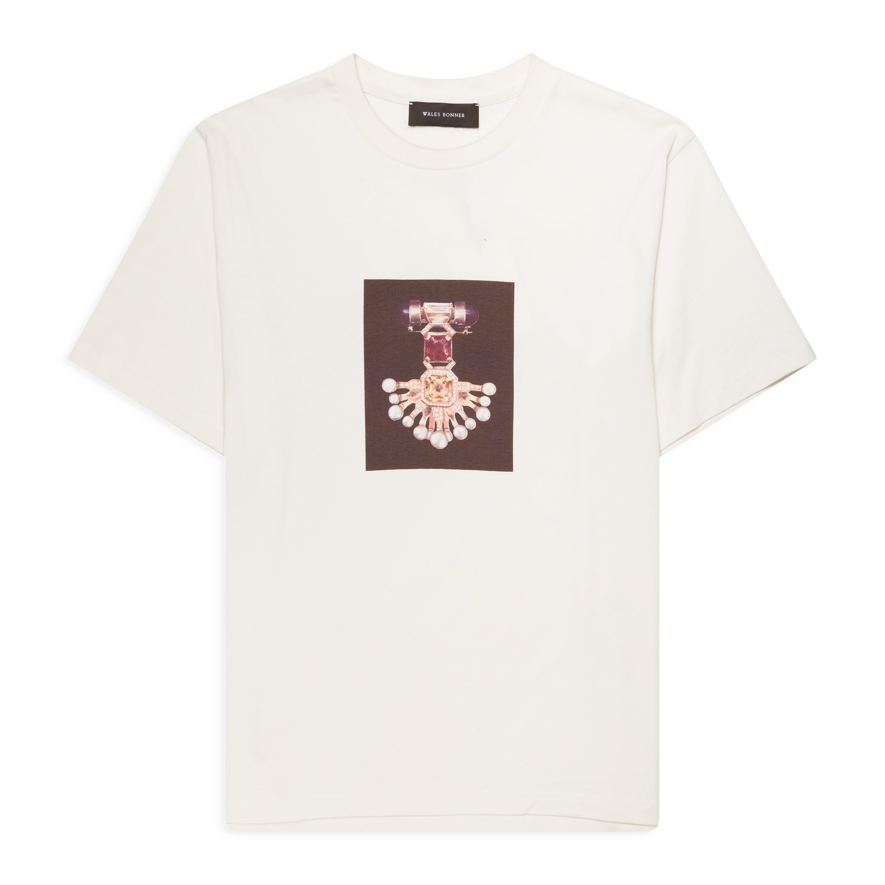 Wales Bonner Compass Tee Cream