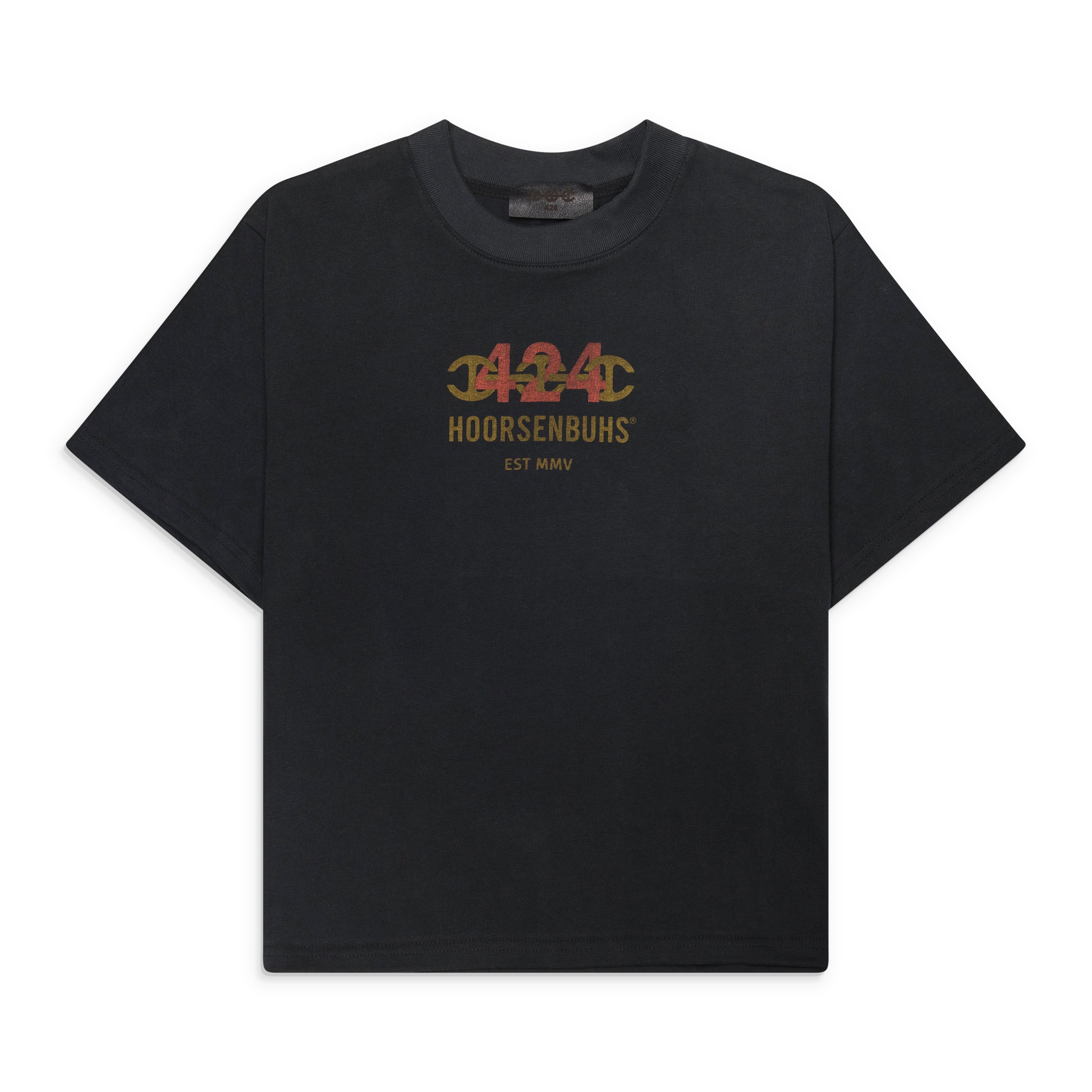 424 x Hoorsenbuhs Lightweight Cropped Tee Black