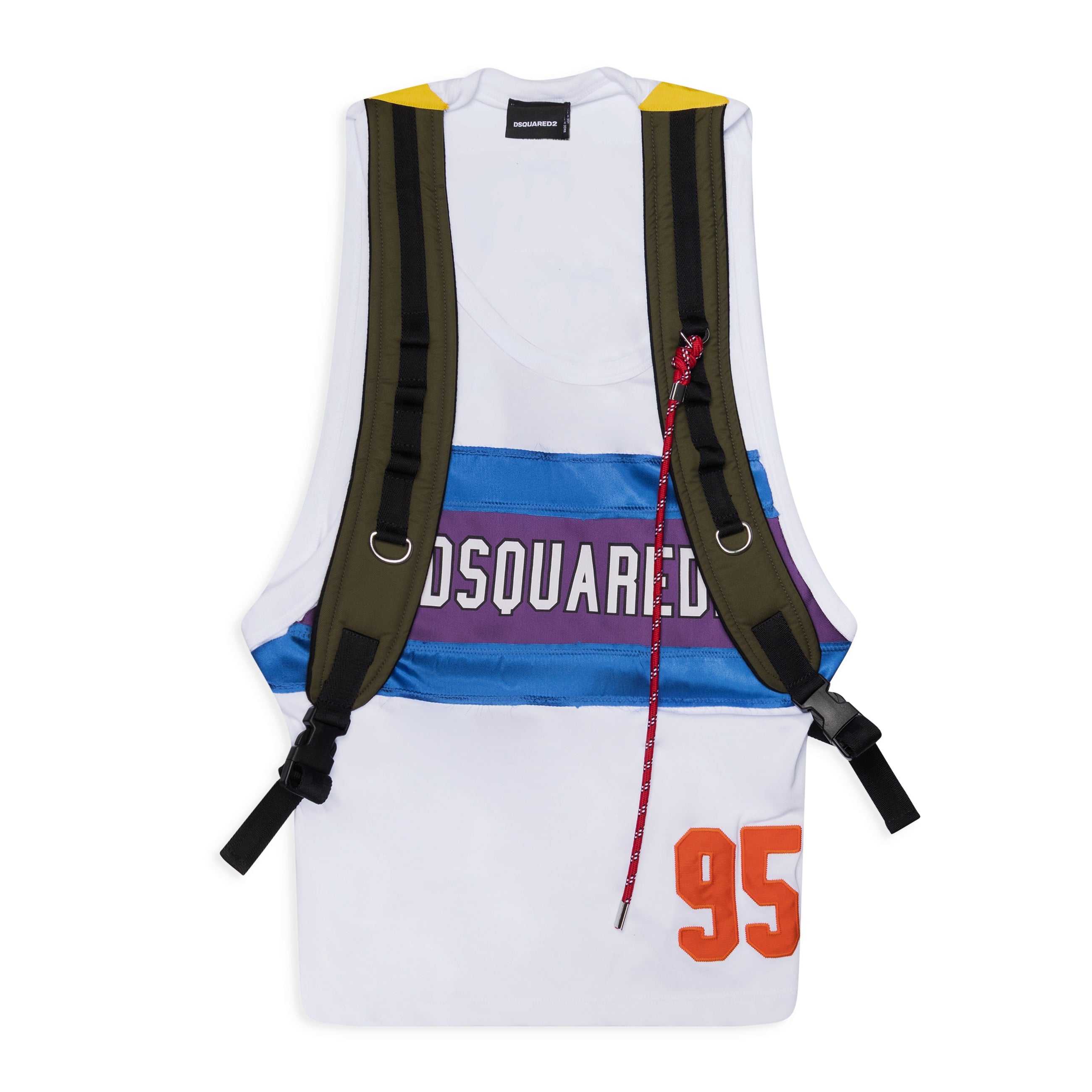 Dsquared2 Backpack Straps Tank Top White