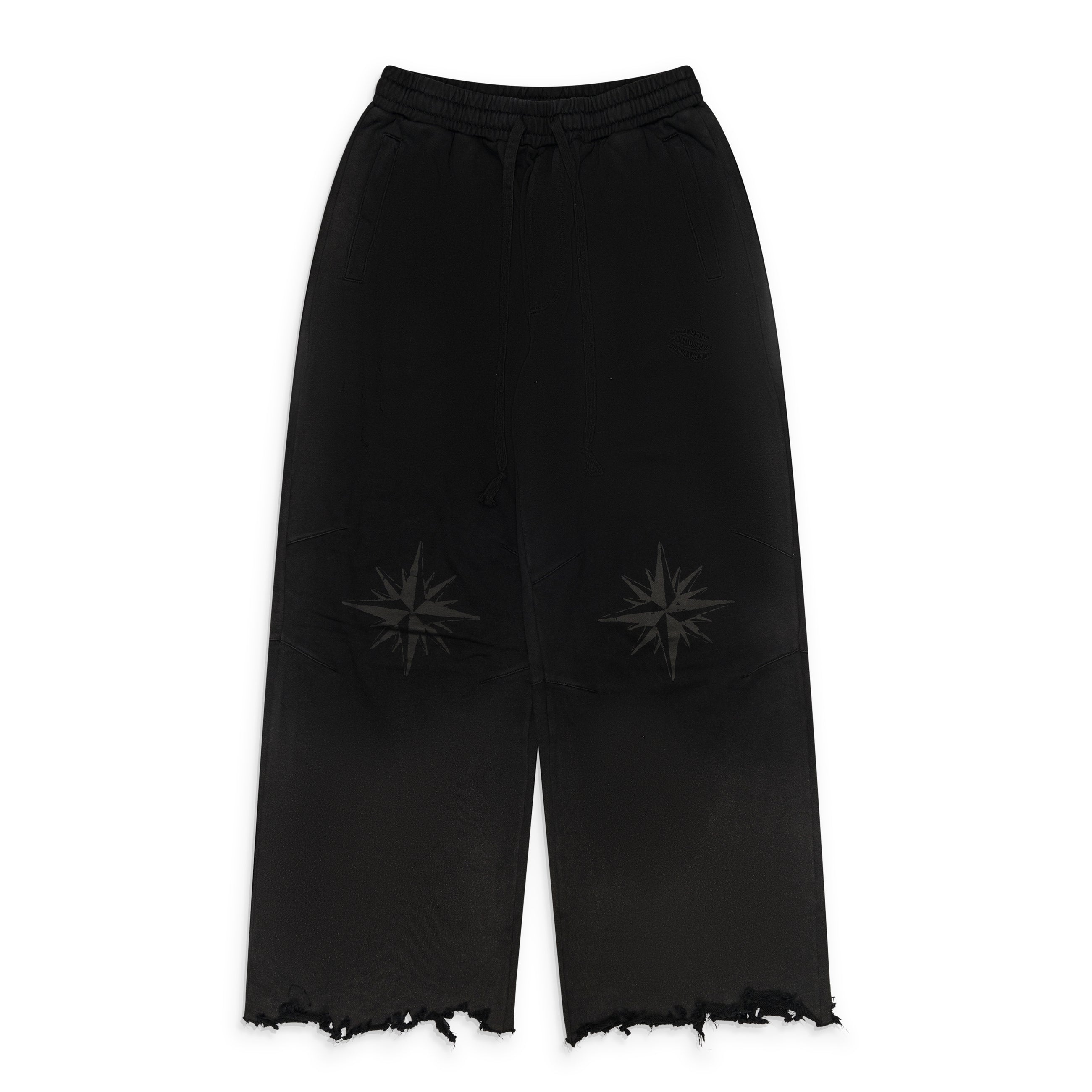 Troubled Waters Tattoo Sweatpants Black