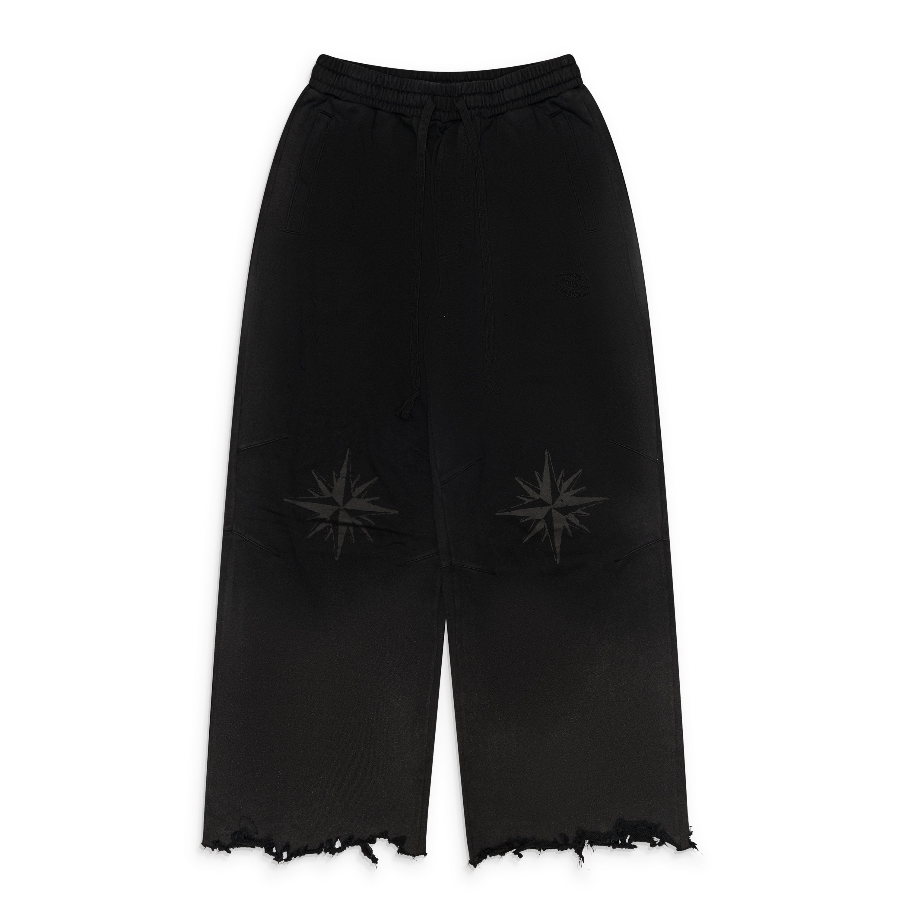 Troubled Waters Tattoo Sweatpants Black