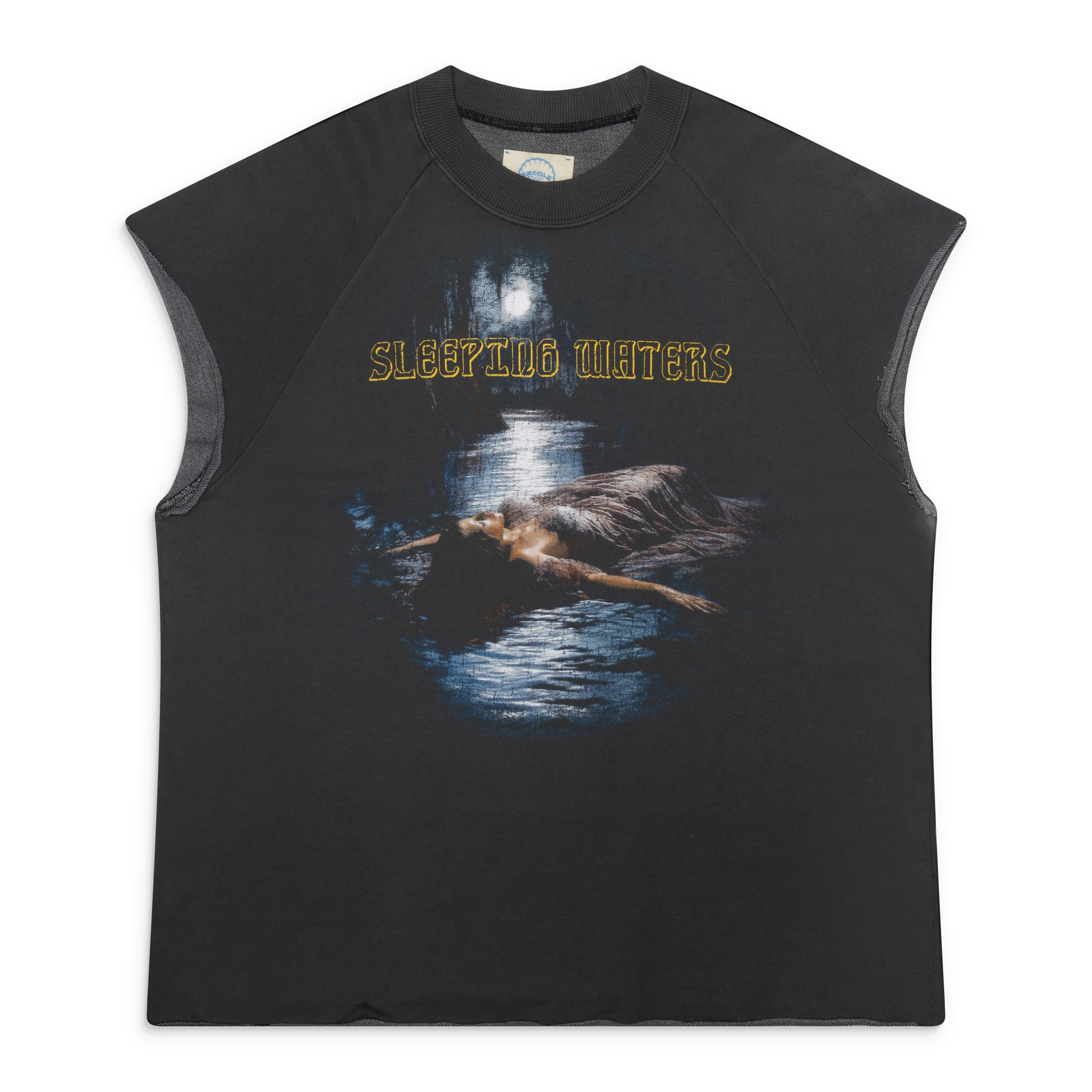 Ercole Studio Sleeping Water Cut Off Shirt Black