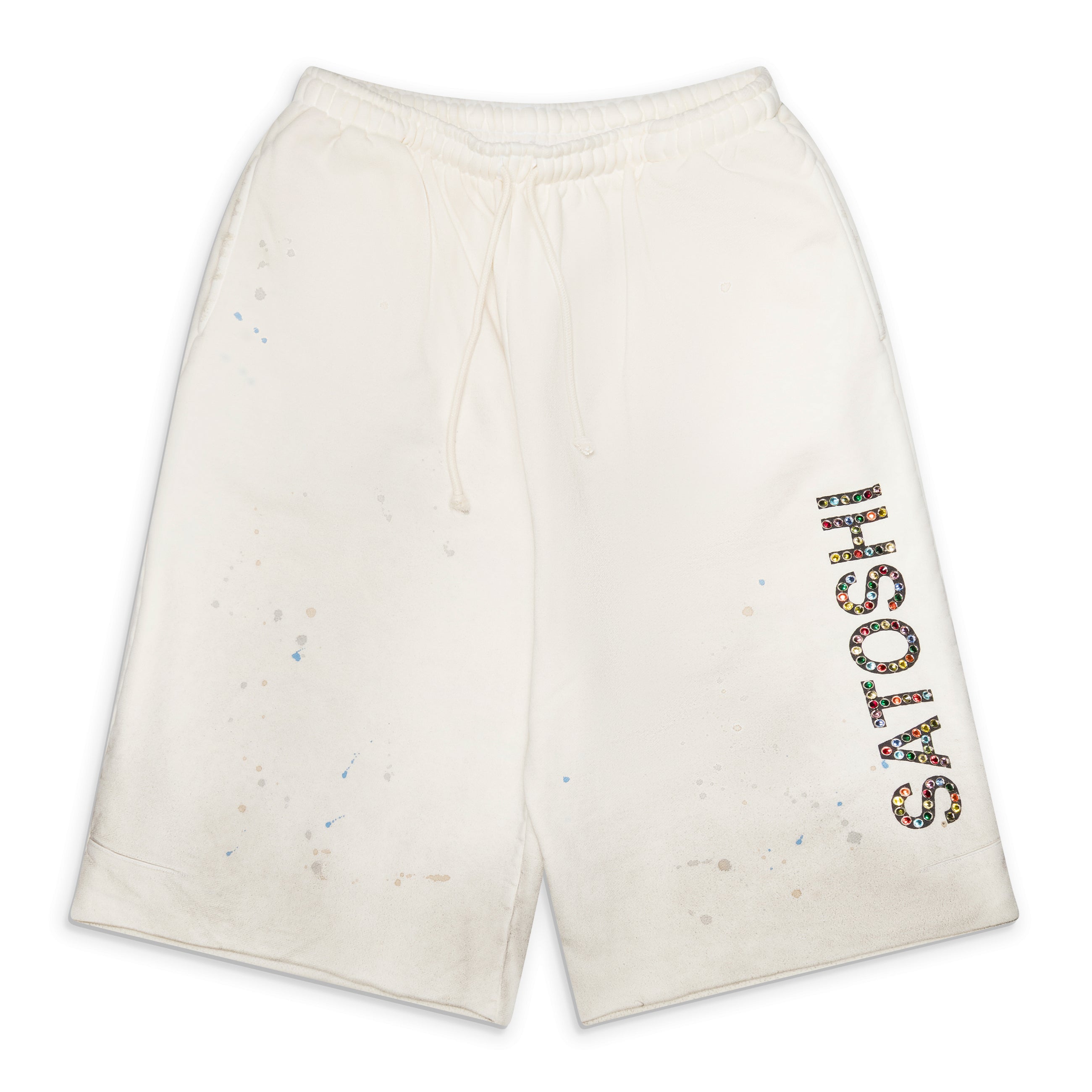 Satoshi Nakamoto White Drifter Sweatshorts