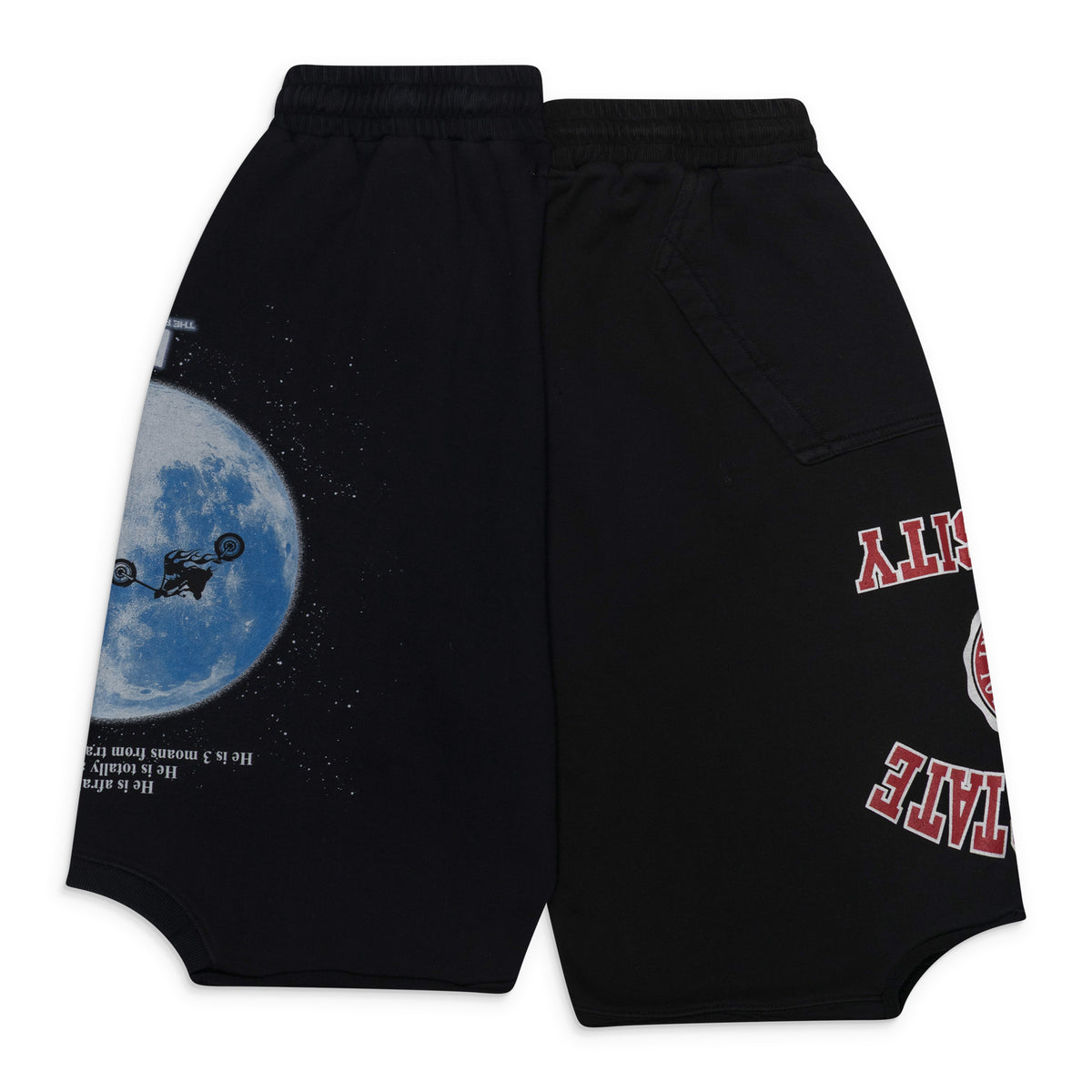Protocol Index Reconstructed Sweat Shorts Black – ESSXNYC