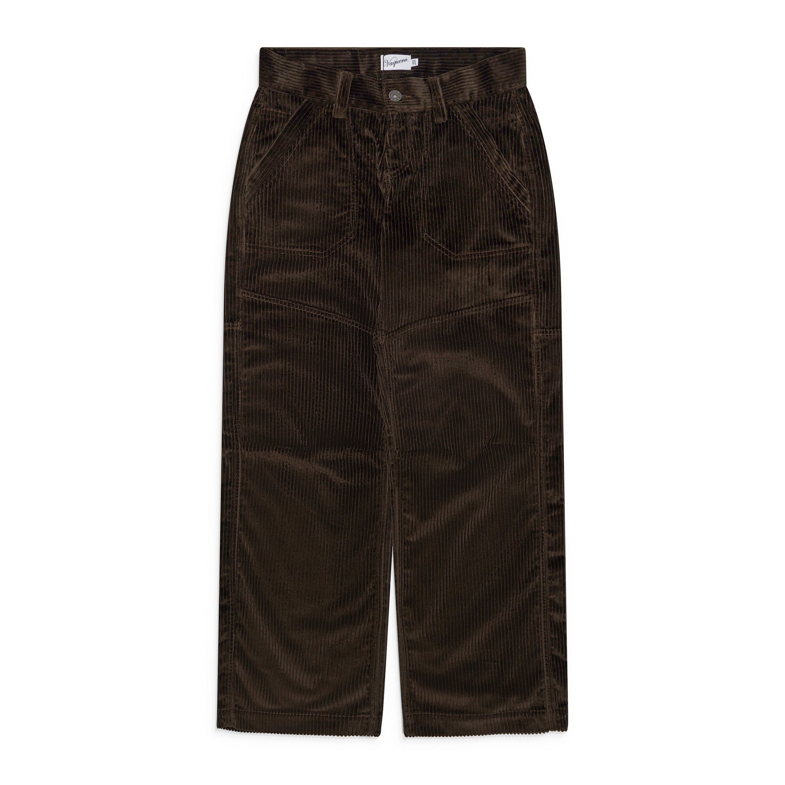 Vaquera Women Corduroy Pants Woven Brown
