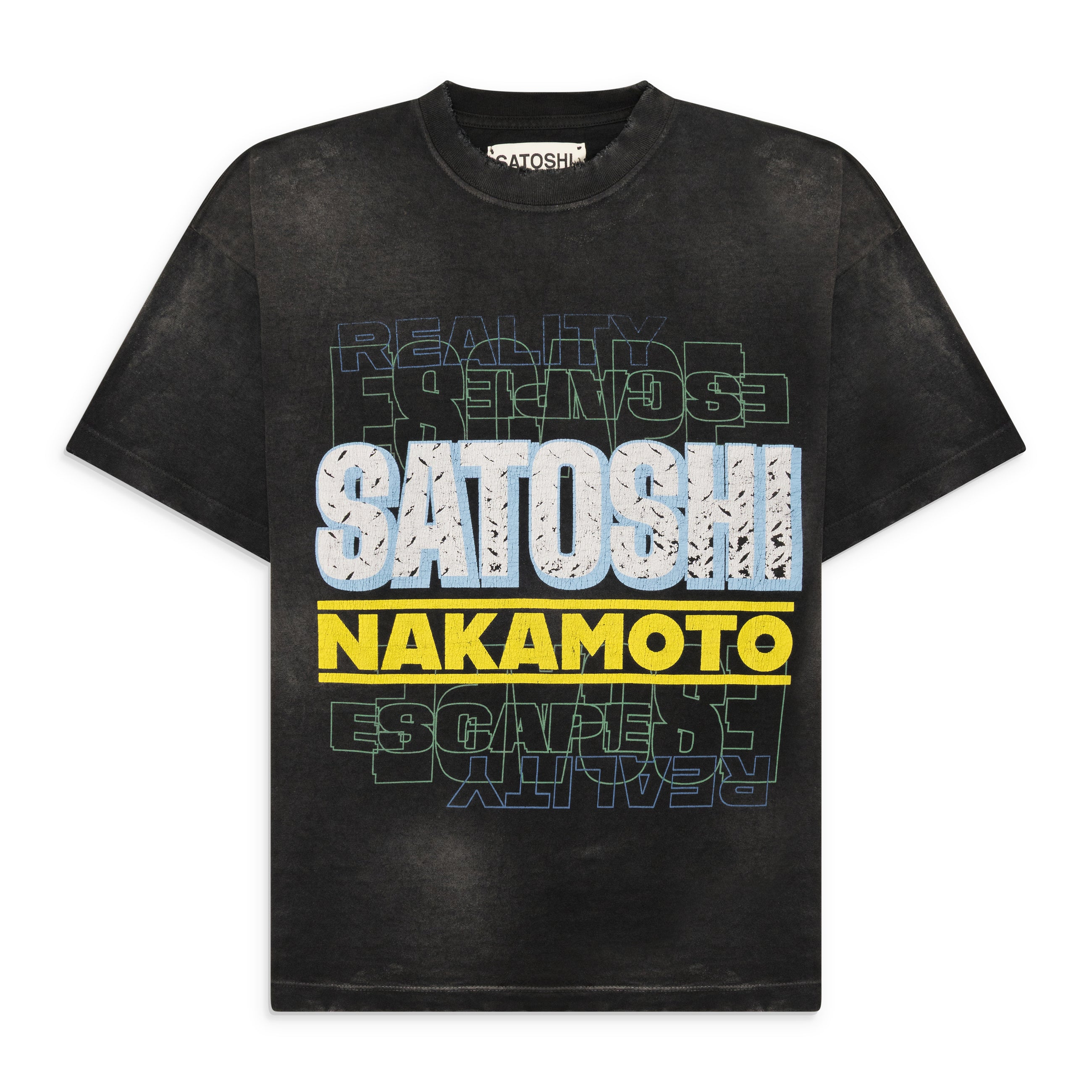 Satoshi Nakamoto Escape Reality Tee Black