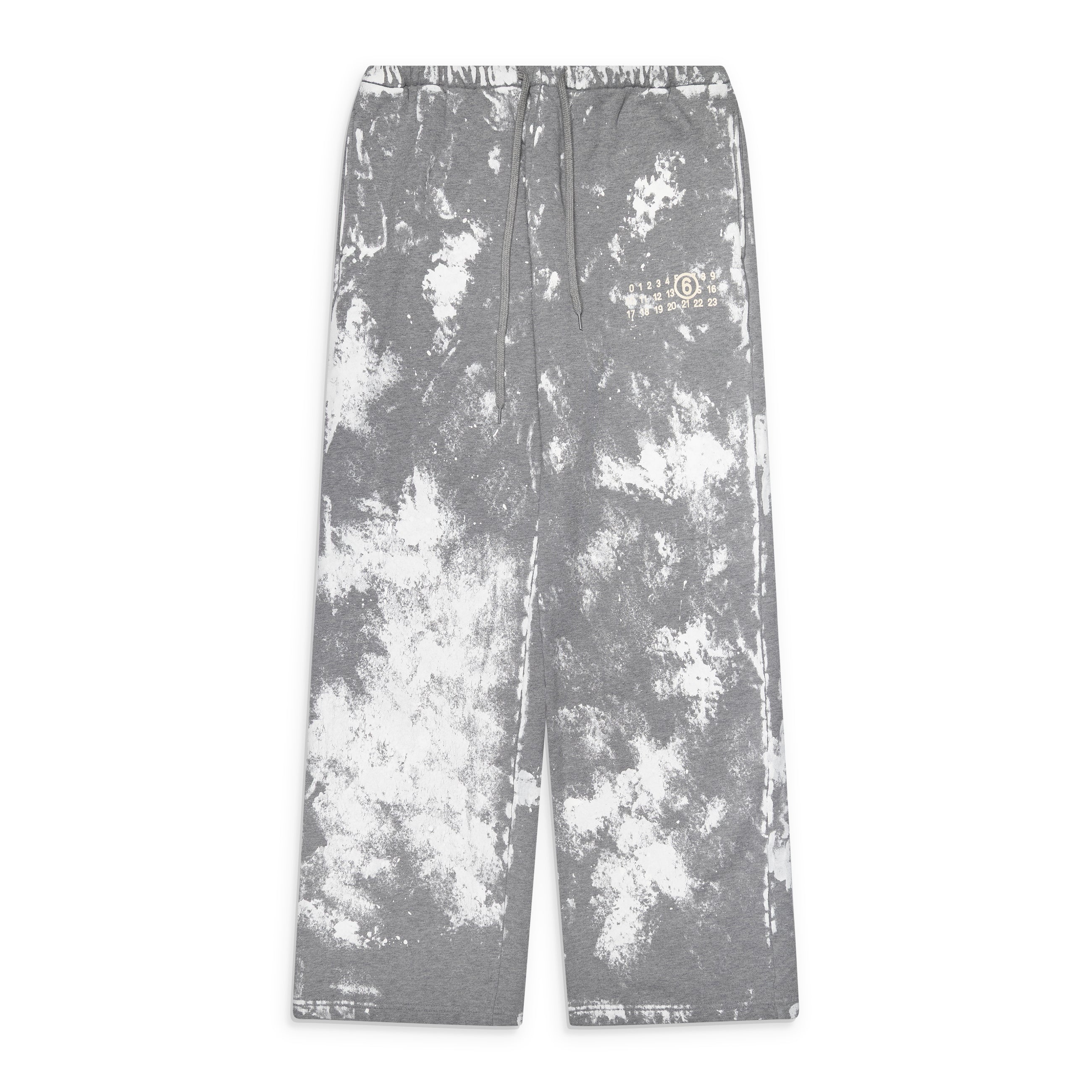 MM6 Maison Margiela Paint Splatter Sweatpants Grey