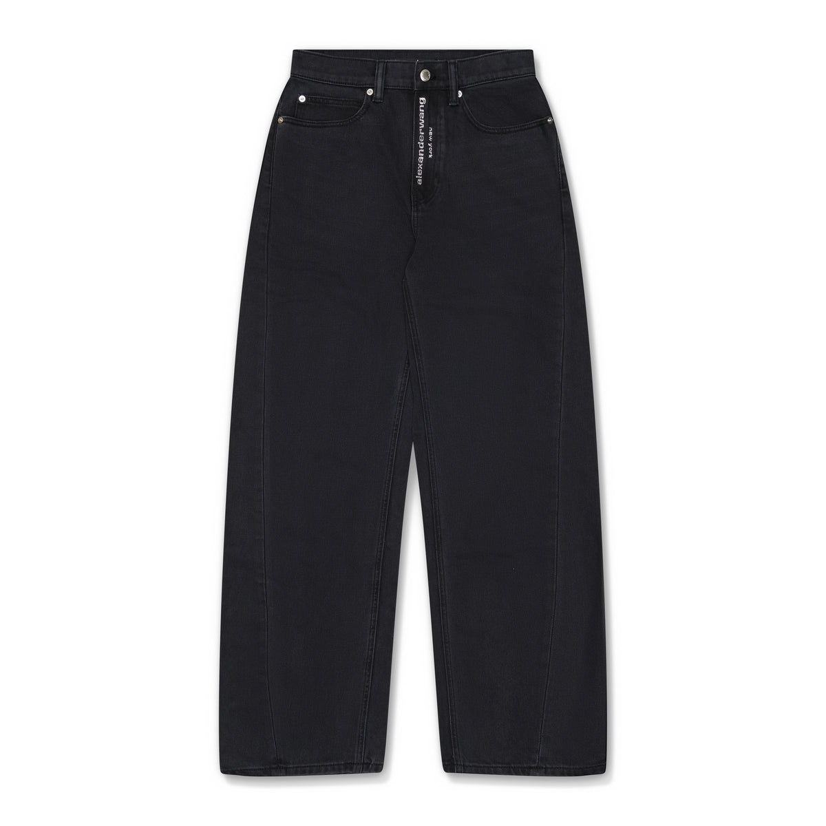 Alexander Wang Float Jean W/ Hotfix Logo Fly Black