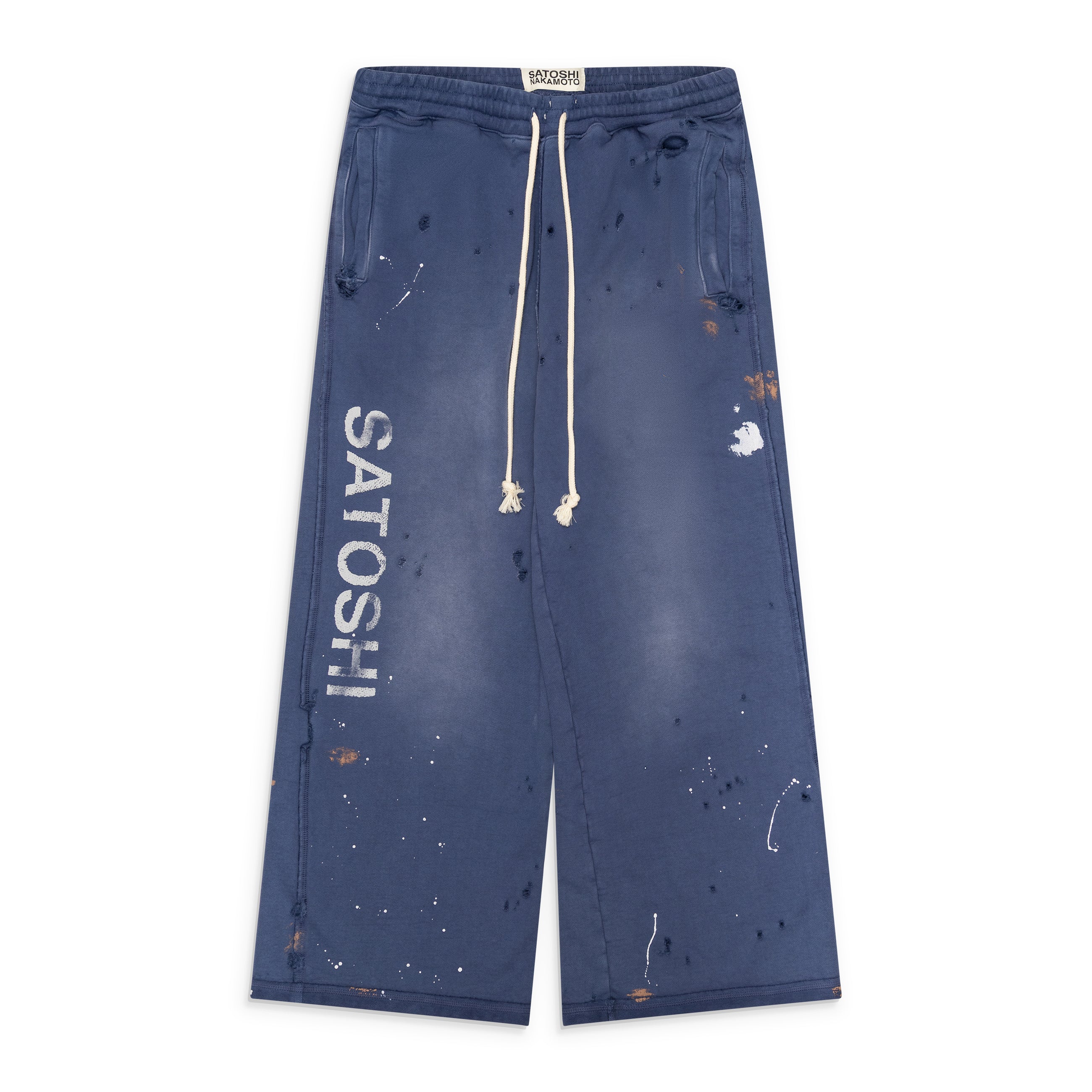 Satoshi Nakamoto Luke Fleece Sweat Blue