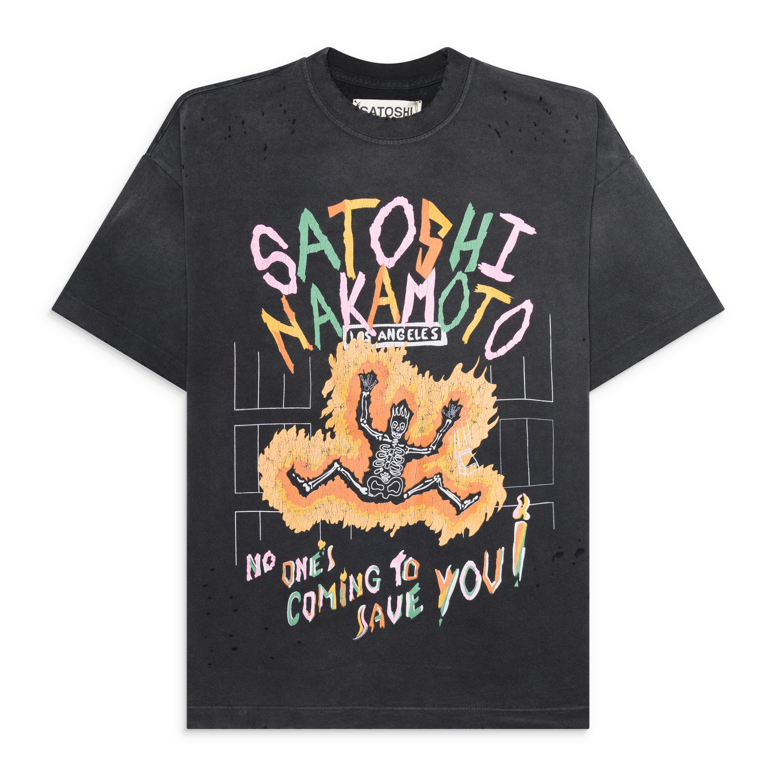 Satoshi Nakamoto No Savior Tee Black