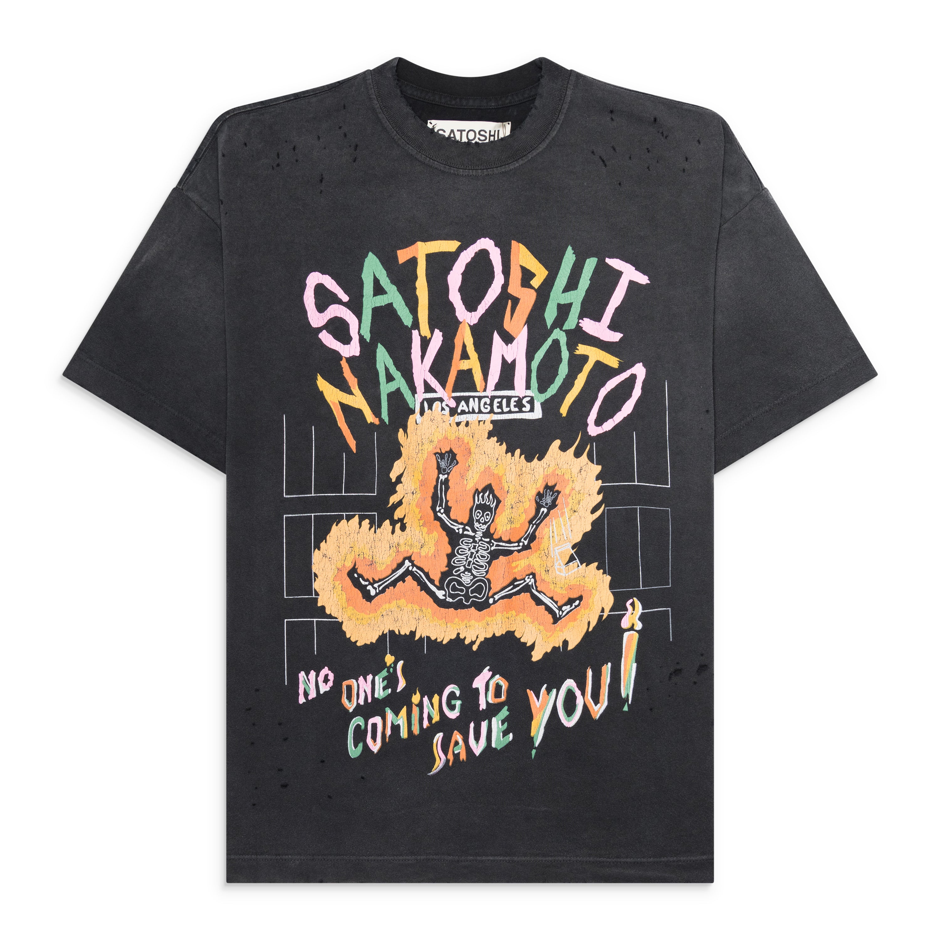 Satoshi Nakamoto No Savior Tee Black